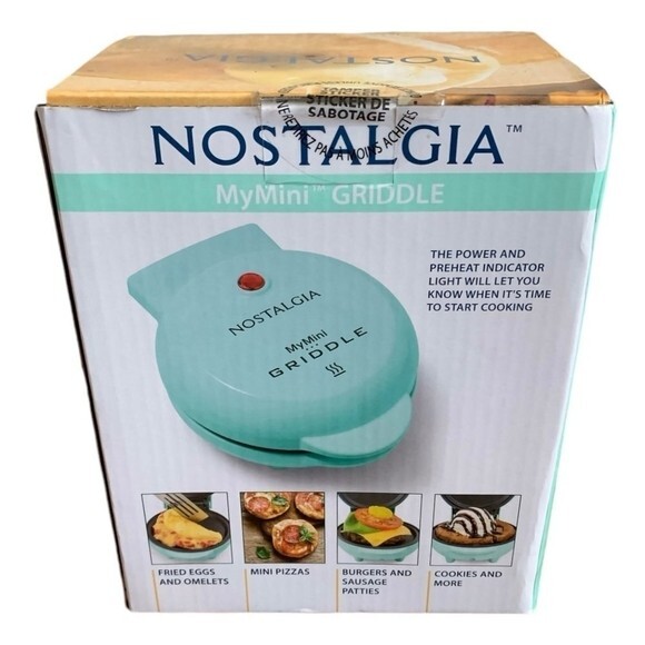 Nostalgia MyMini Personal Electric Griddle Nonstick Griddle Kitchen Appliances