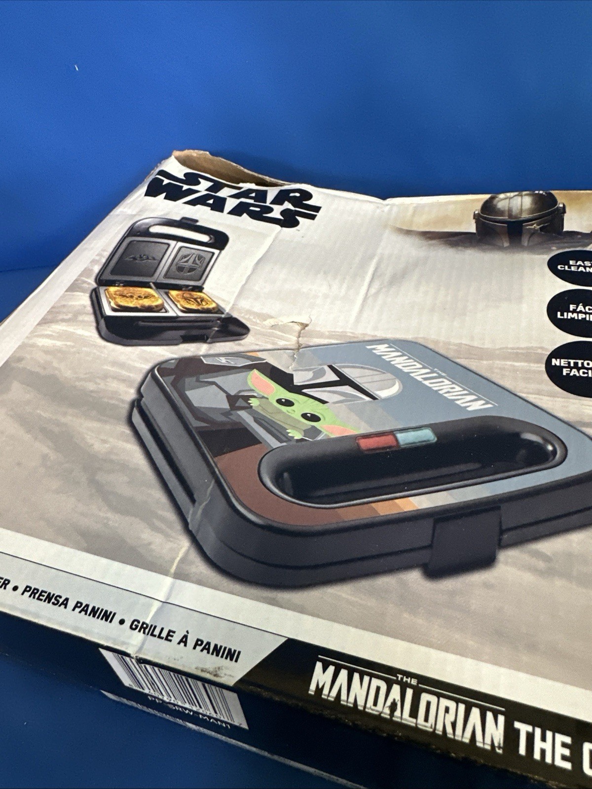 Disney Star Wars Darth Mandalorian & Grogu Grilled Cheese Presna Panini Maker