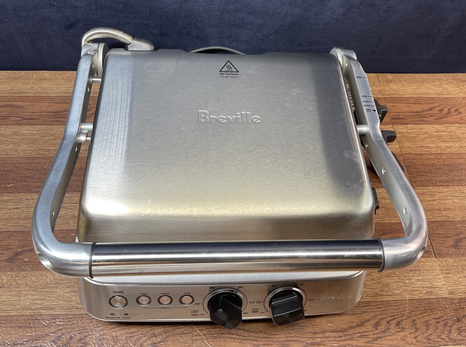 Breville BGR700 BSSUSC Contact Grill Stainless Steel