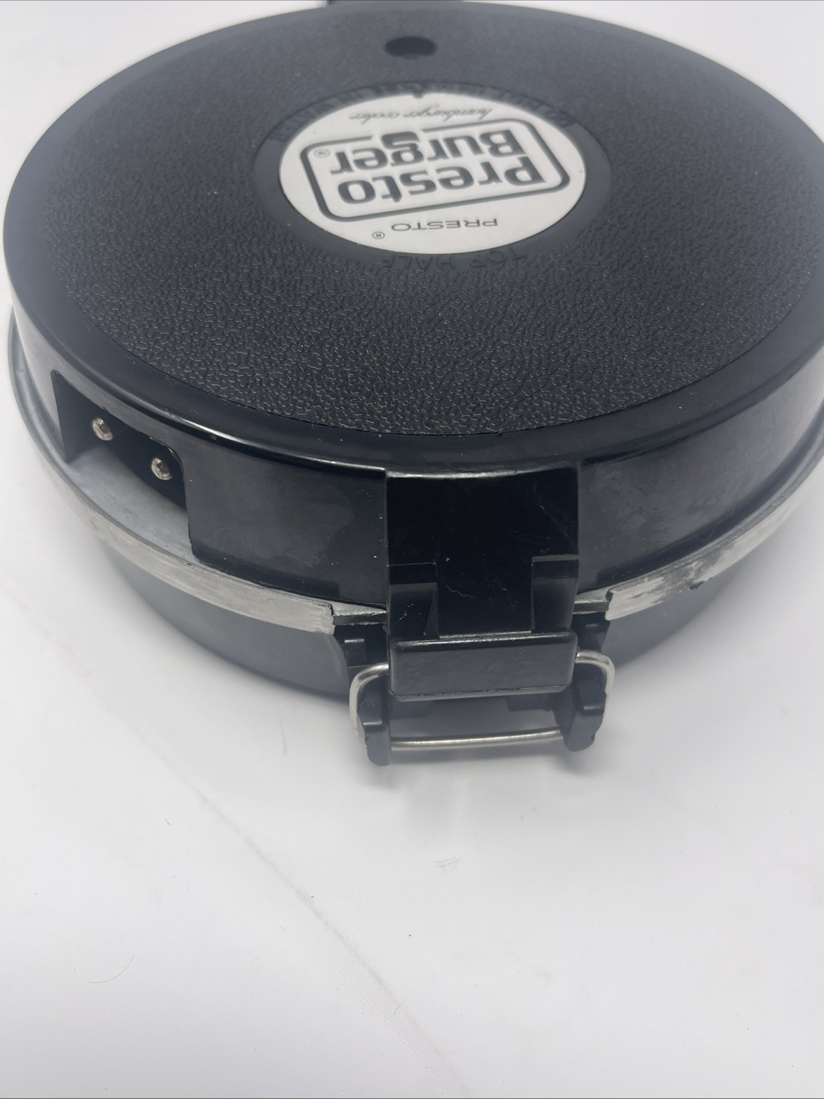 Presto Quick Burger Cooker Vintage Hamburger Complete Works, Light Marks