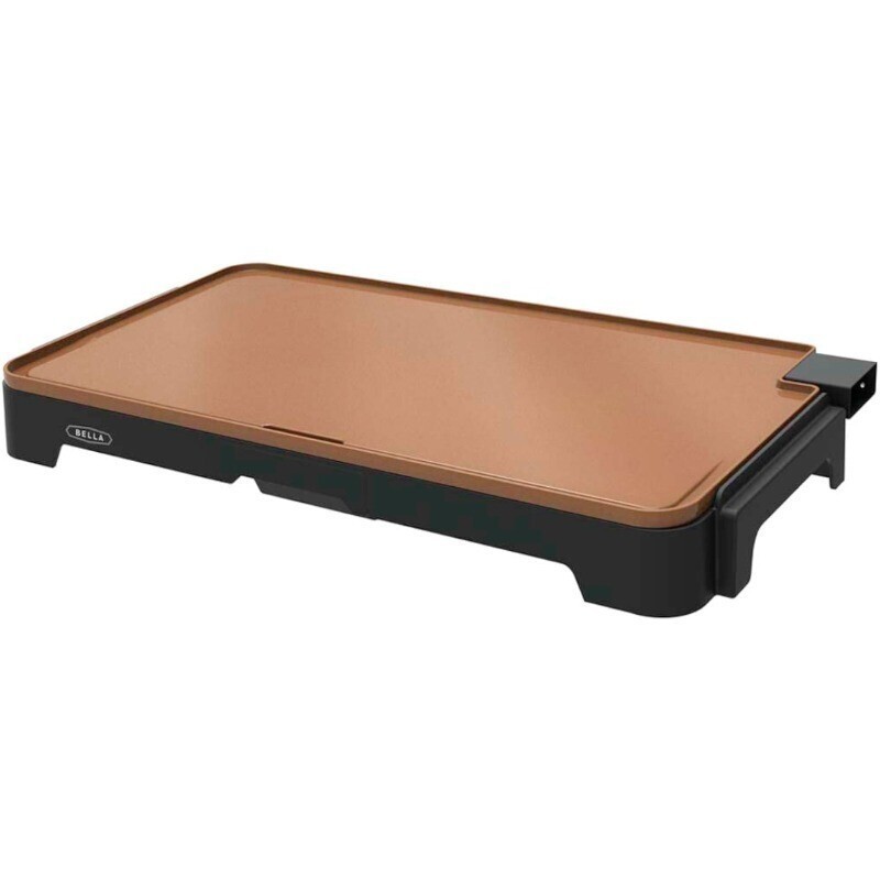 XL Electric Ceramic Titanium Griddle Healthy-Eco Non-stick Coating 12″ x 22″