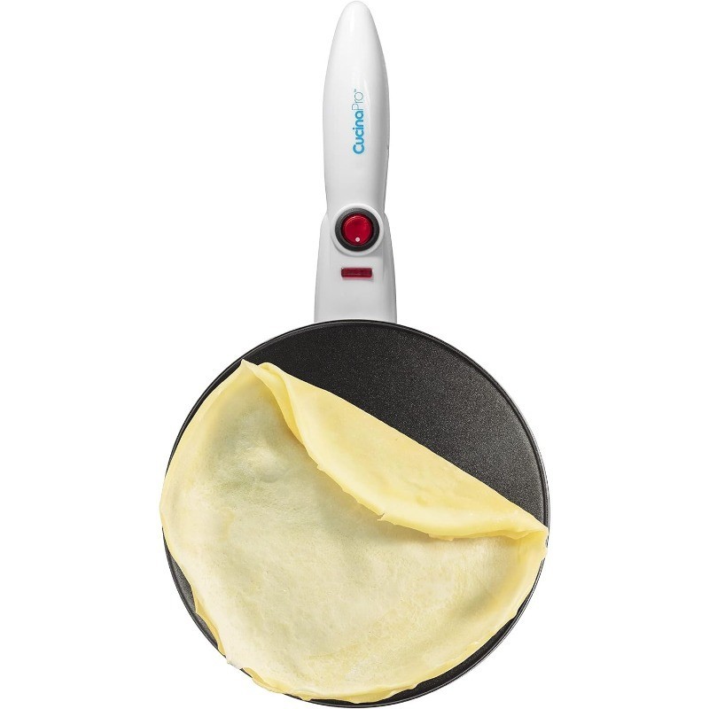 Cordless Crepe Maker- Easter Breakfast Essential w FREE Recipe Guide Non-Stick