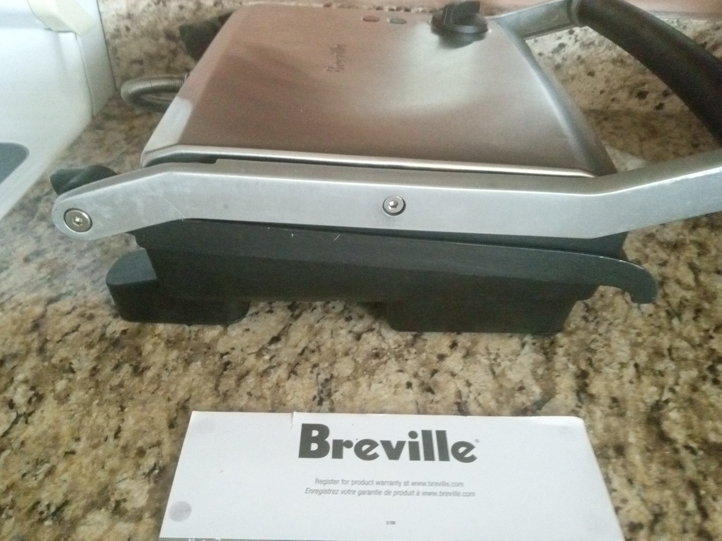 Breville Panini Sandwich Press & Grill Professional Grade Stainless Steel Tested