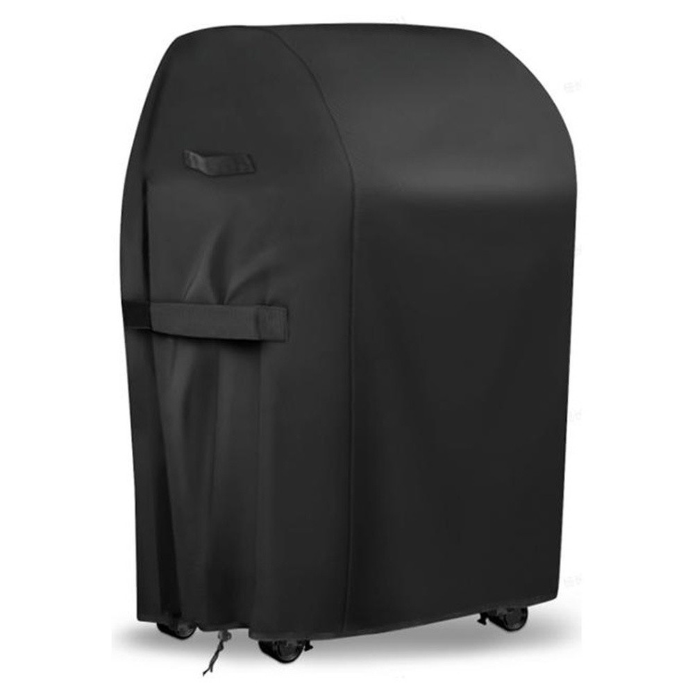 BBQ Grill Cover 210D Oxford Fabric Dust Wind Rain Protection 76 66 100cm Black
