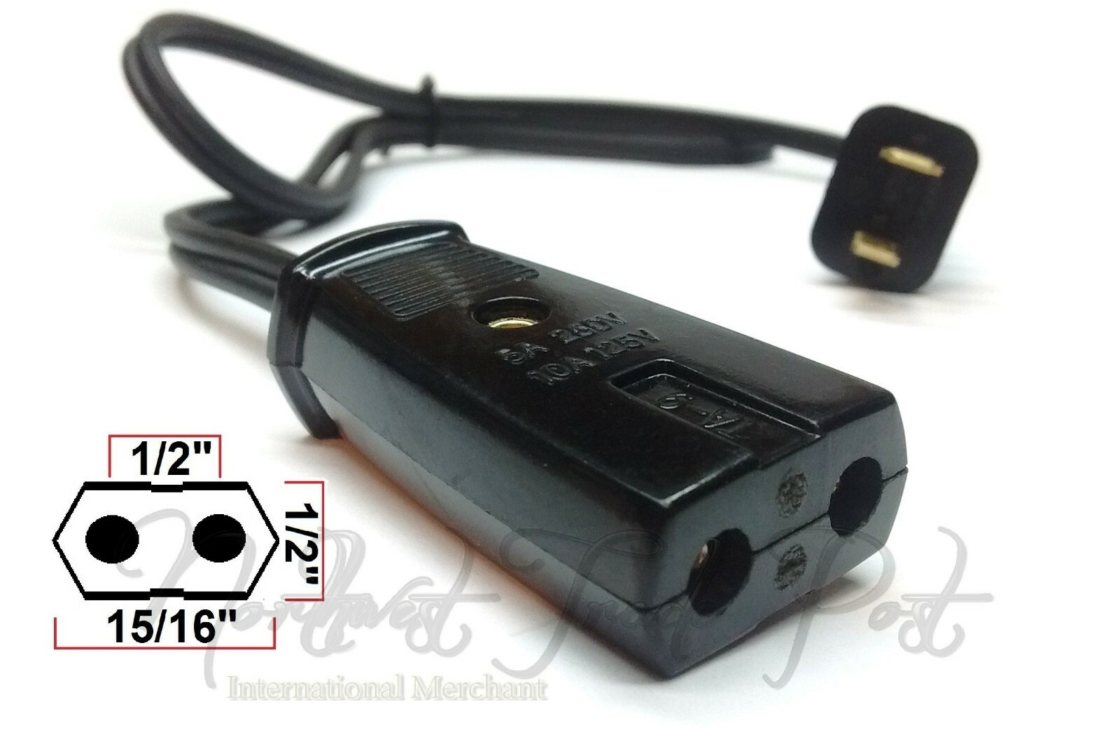 Power Cord for Maverick Indoor Electric Grill Model MG-20 MG-30 D-2800 14-308 +