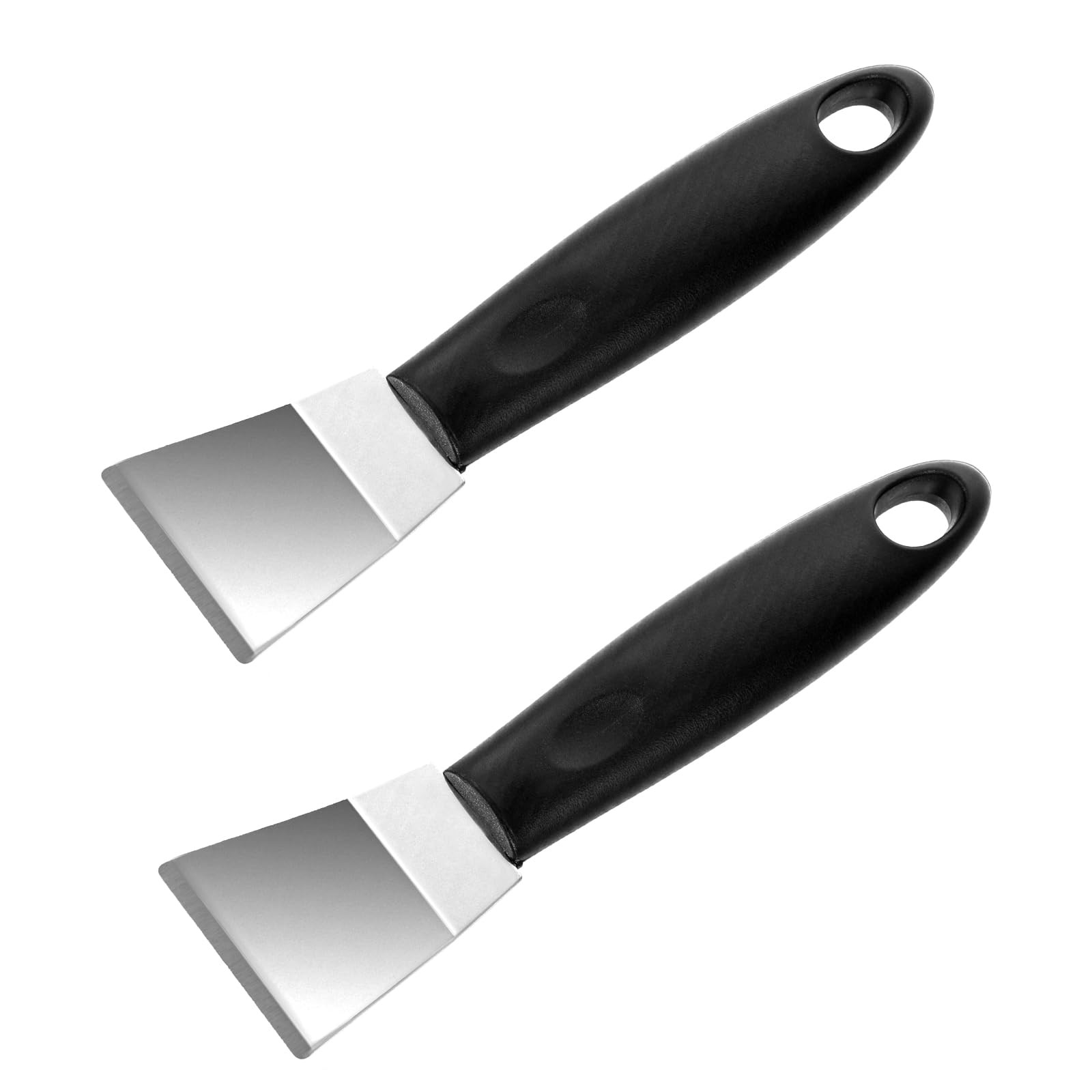 2Pack Metal Small Scraper Stainless Steel Cleaning Griddle Tool Oven…