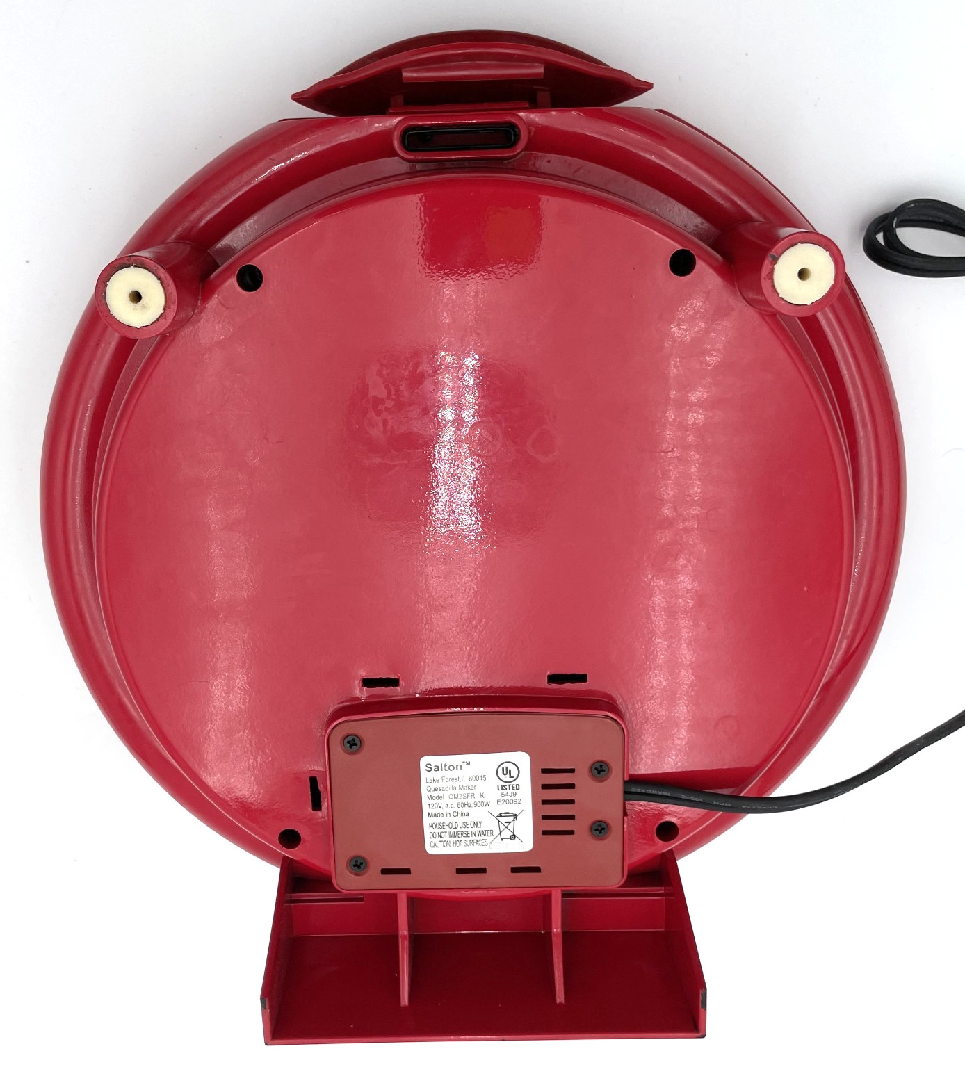 Santa Fe Quesadilla Maker Salton QM2SFR Red Electric Mexican Dessert Pockets