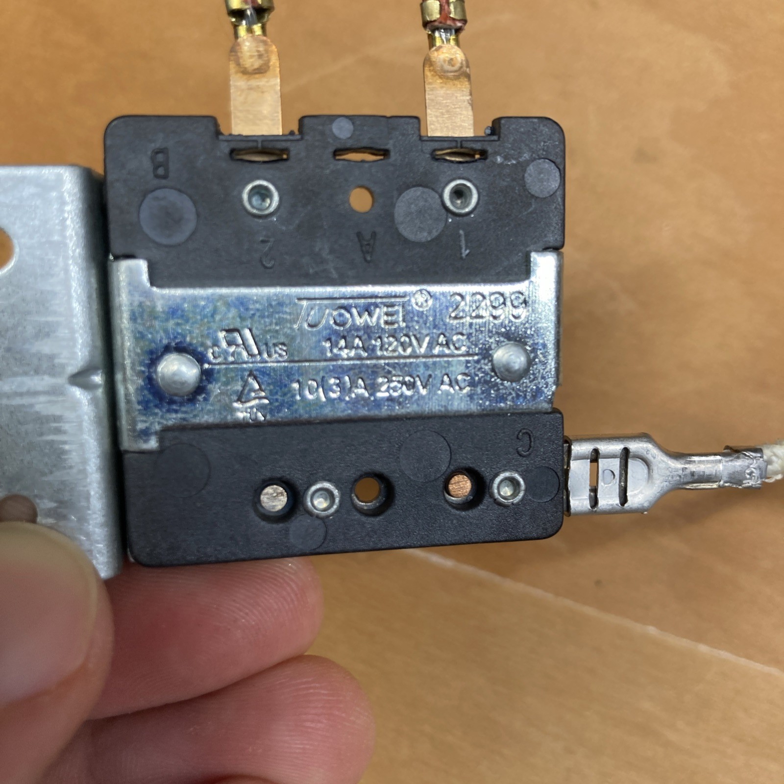 Cuisinart Griddler GR-4N (TK) Power Switch Assembly Replacement Tested Works