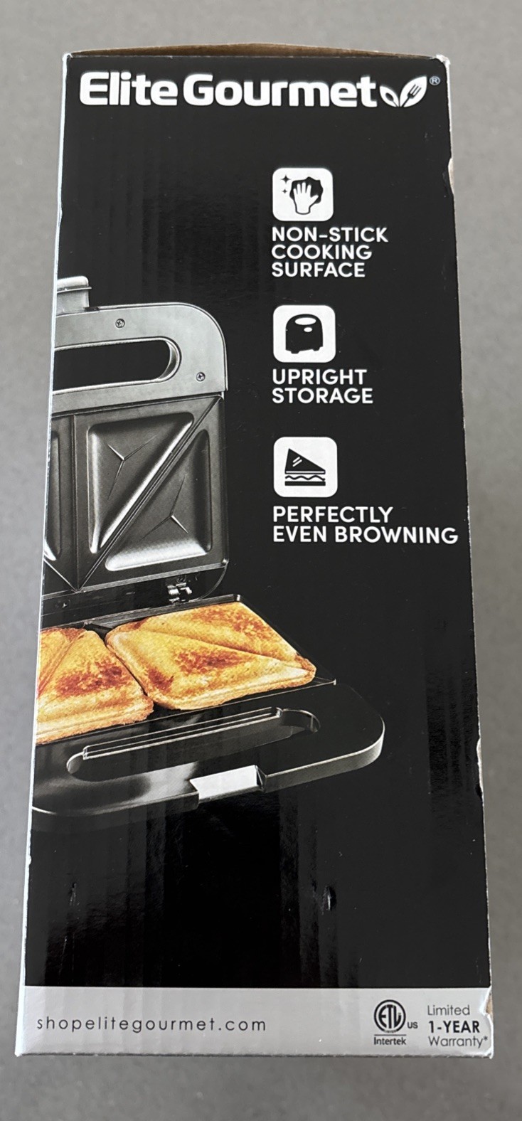 ESM2207SS# Stainless Steel Sandwich Panini Maker Grilled Cheese Machine