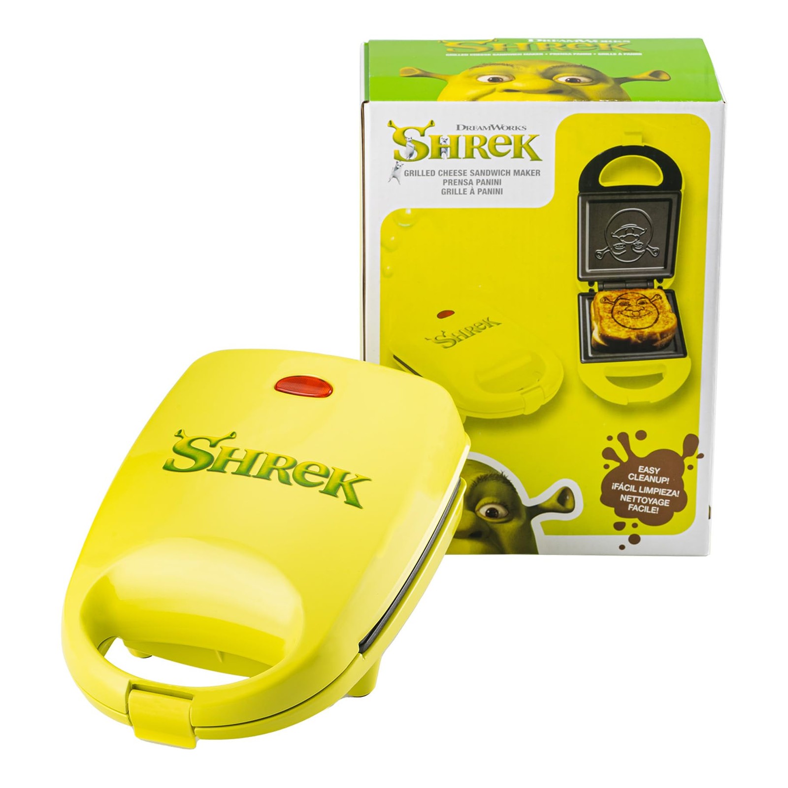 Uncanny Brands Shrek Sandwich Maker – Small Kitchen Appliance