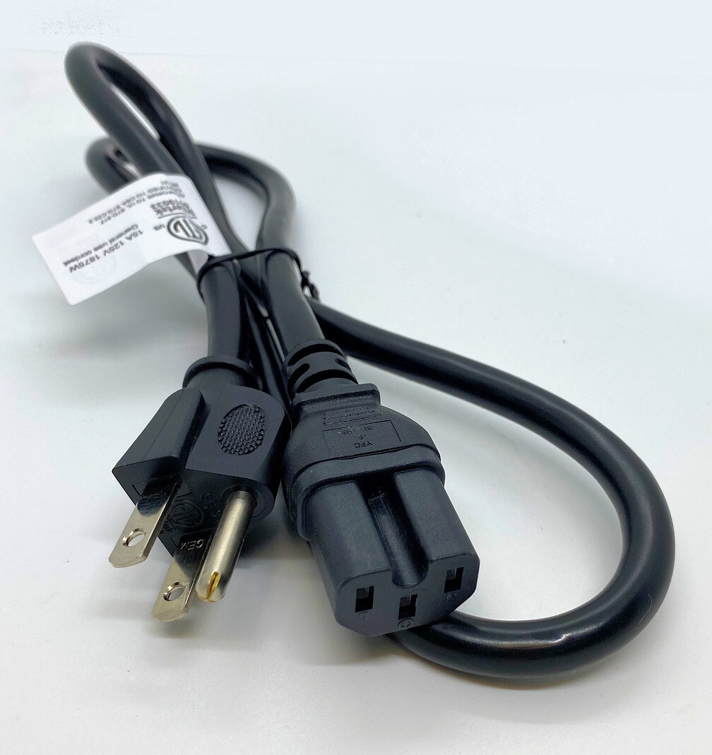 3ft 3 Prong 14AWG HEAVY DUTY AC Power Cord / Cable for PowerXL Smokeless Grills