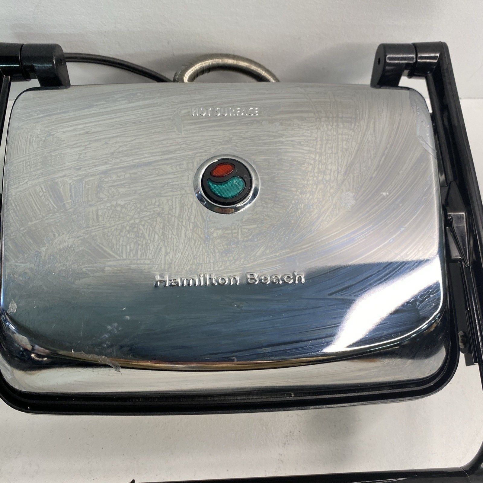Hamilton Beach Electric Panini Press & Indoor Grill – Stainless Steel (25410)