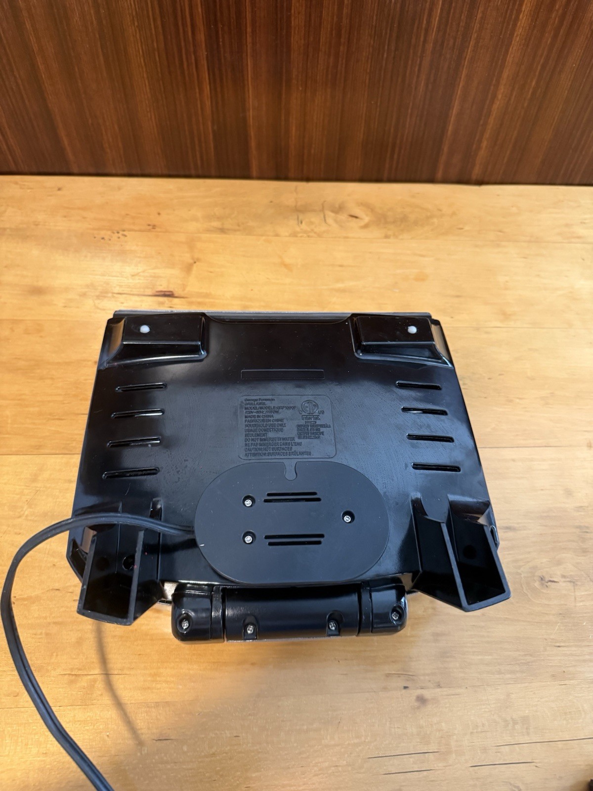 George Foreman GRP1060B Removable Plate Grill – Black