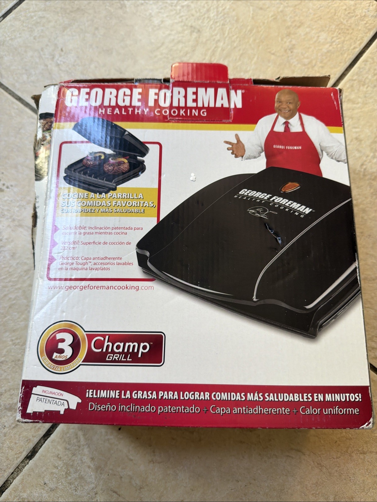 Brand new George Foreman Jumbo Family grill- Black