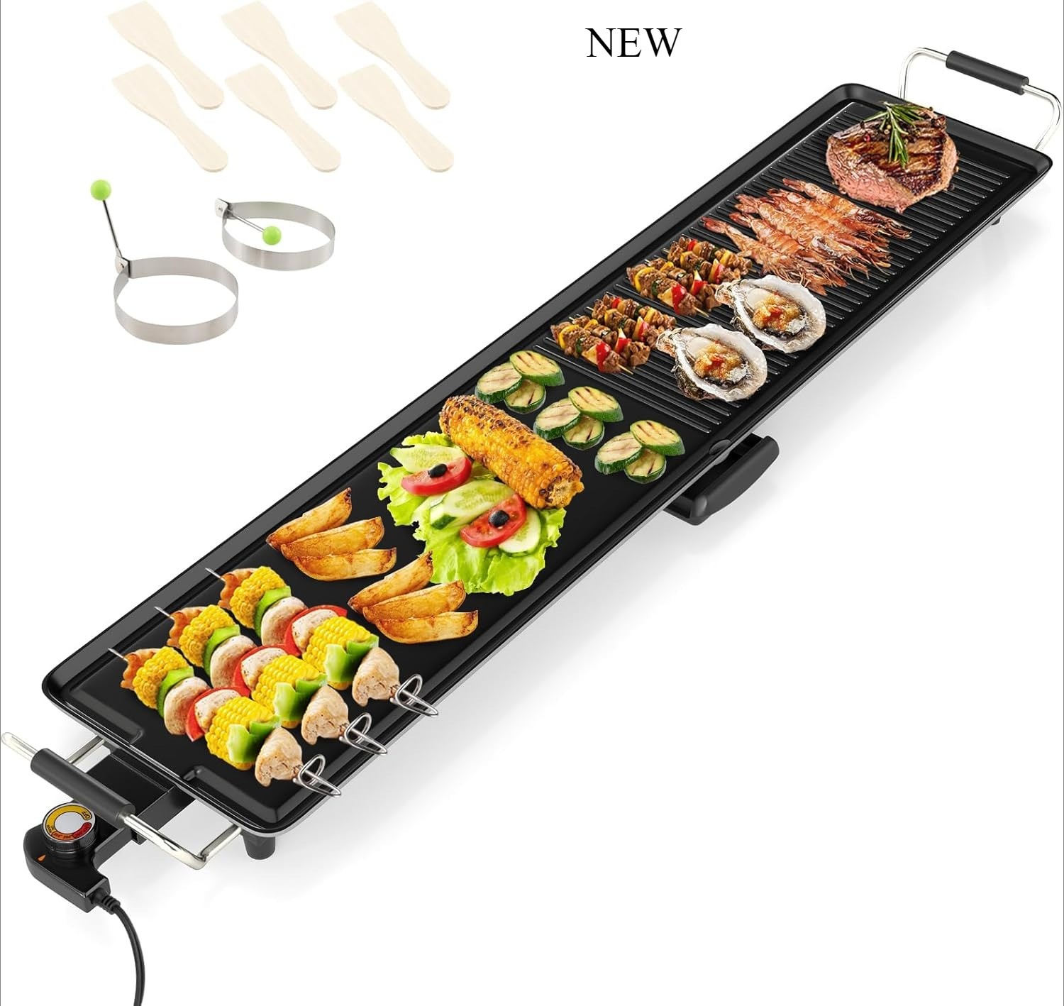 COSTWAY 39.5” Electric Griddle, Extra Large Teppanyaki Grill