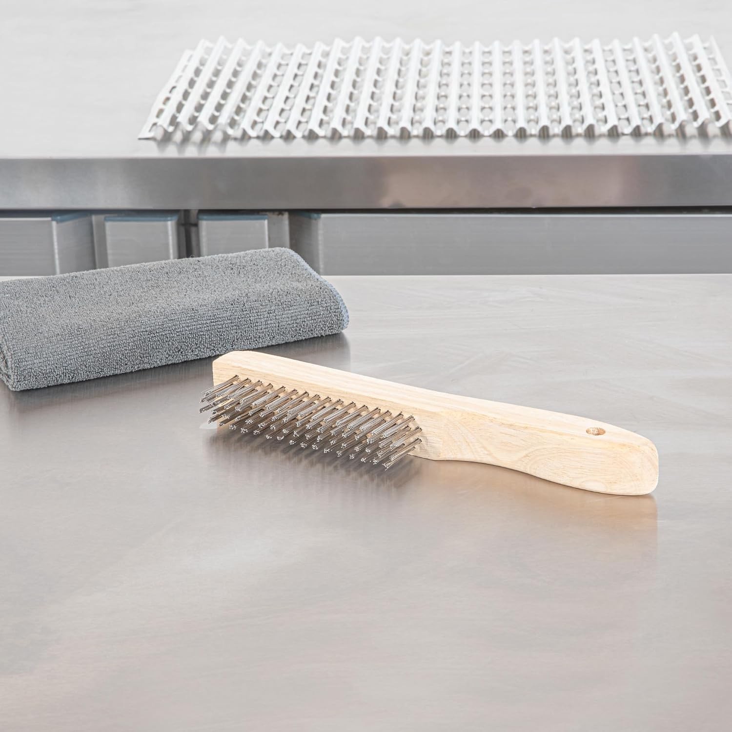 Clean Tek Professional 10.24 Inch Oven Brush 1 Heavy-Duty Pizza Stone Brush