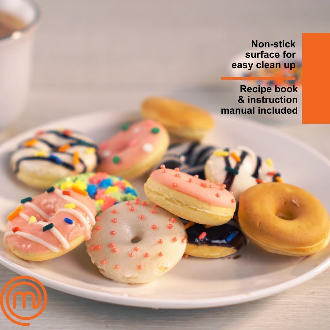 3-in-1 Mini Breakfast Maker- Make Eggs Pancakes Donuts Waffles & More in 1 Easy