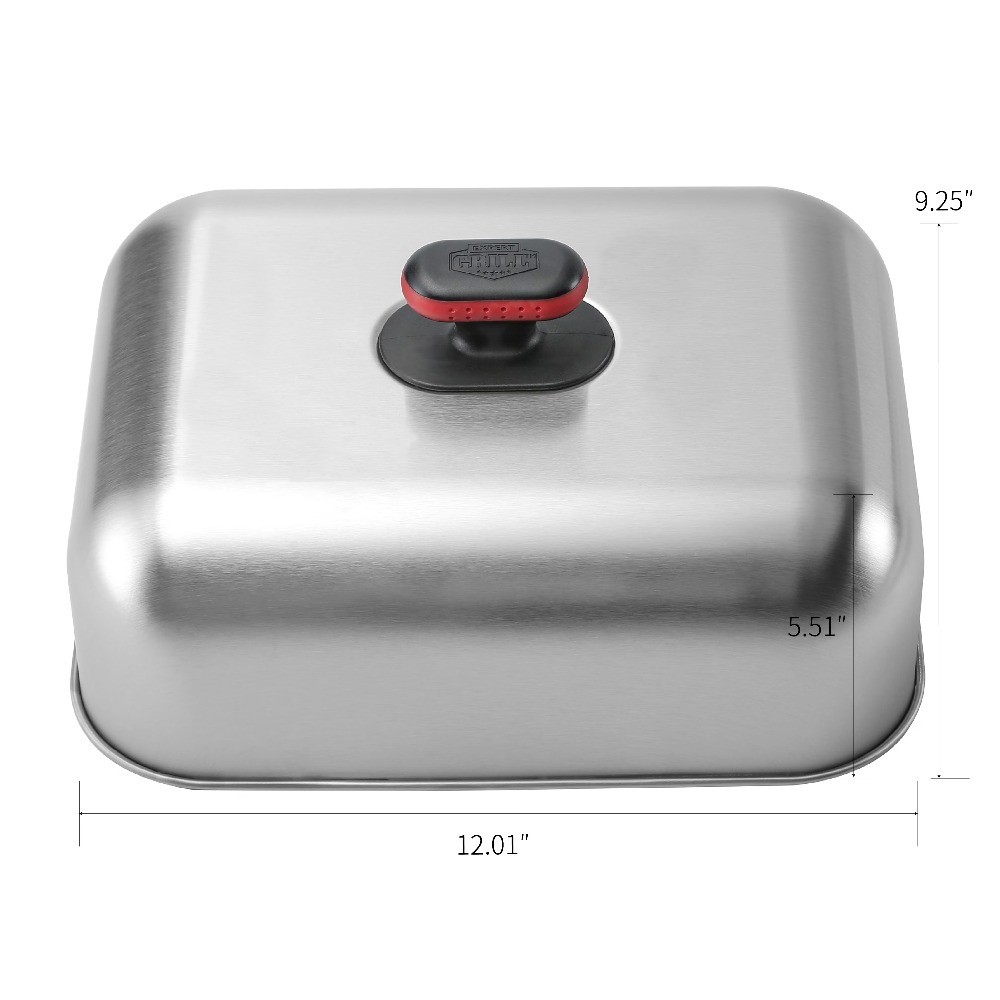 Stainless Steel Griddle Dome Cover for Flat Top Grill Cooking