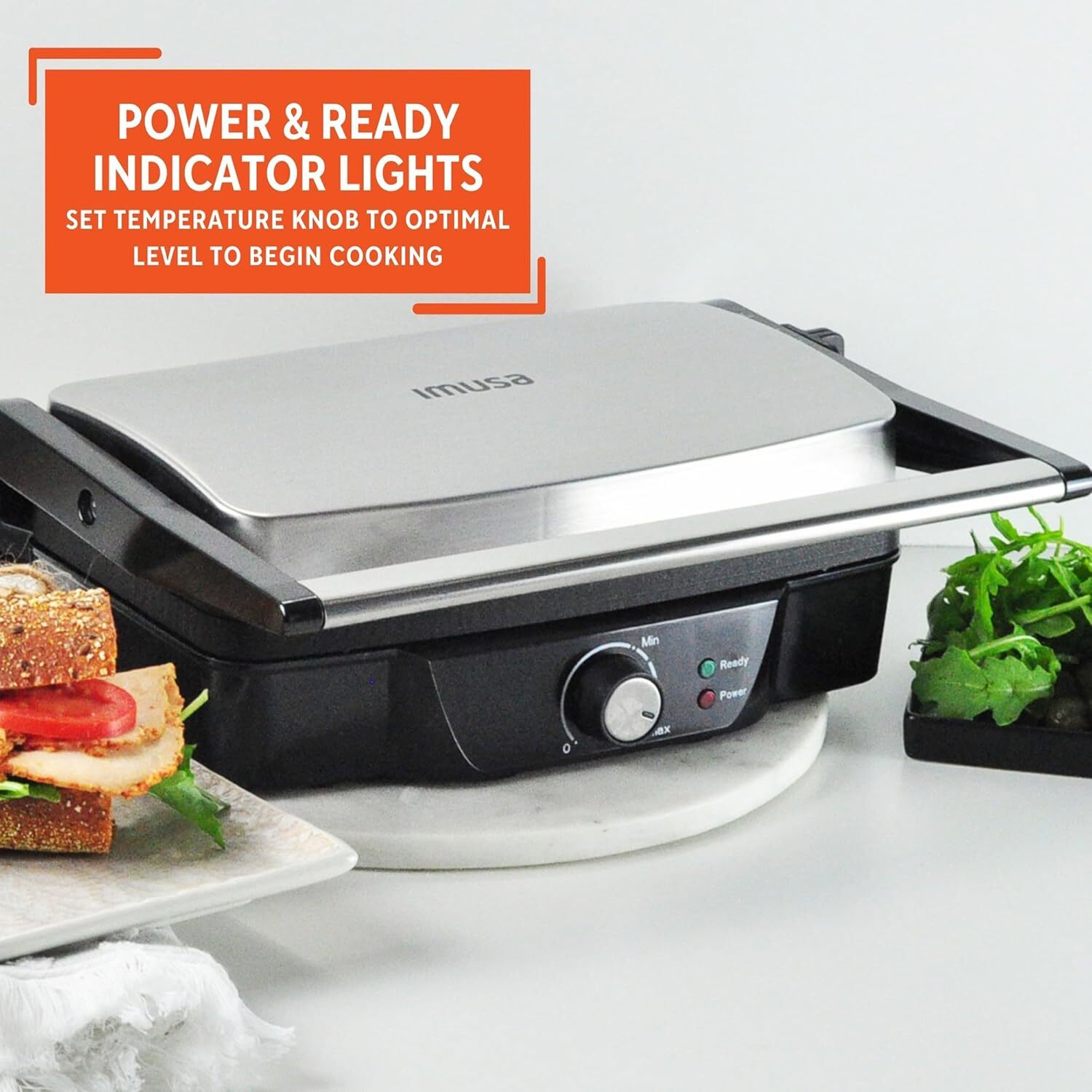 Stainless steel electric oven with adjustable temperature non-stick baking tray