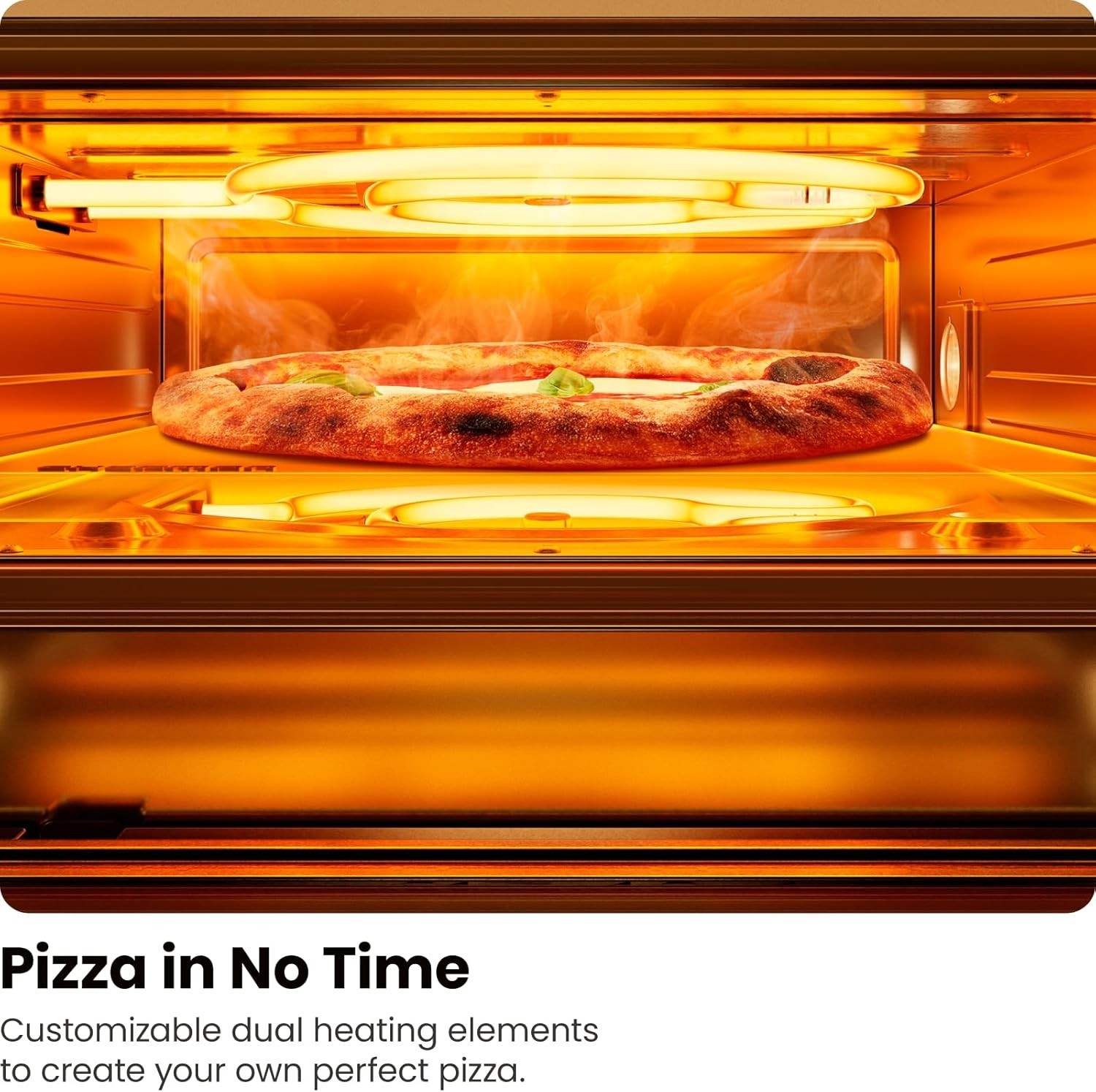 Indoor Pizza Oven – Makes 12 Inch Pizzas in Minutes, Heats up to 800°F – Coun…