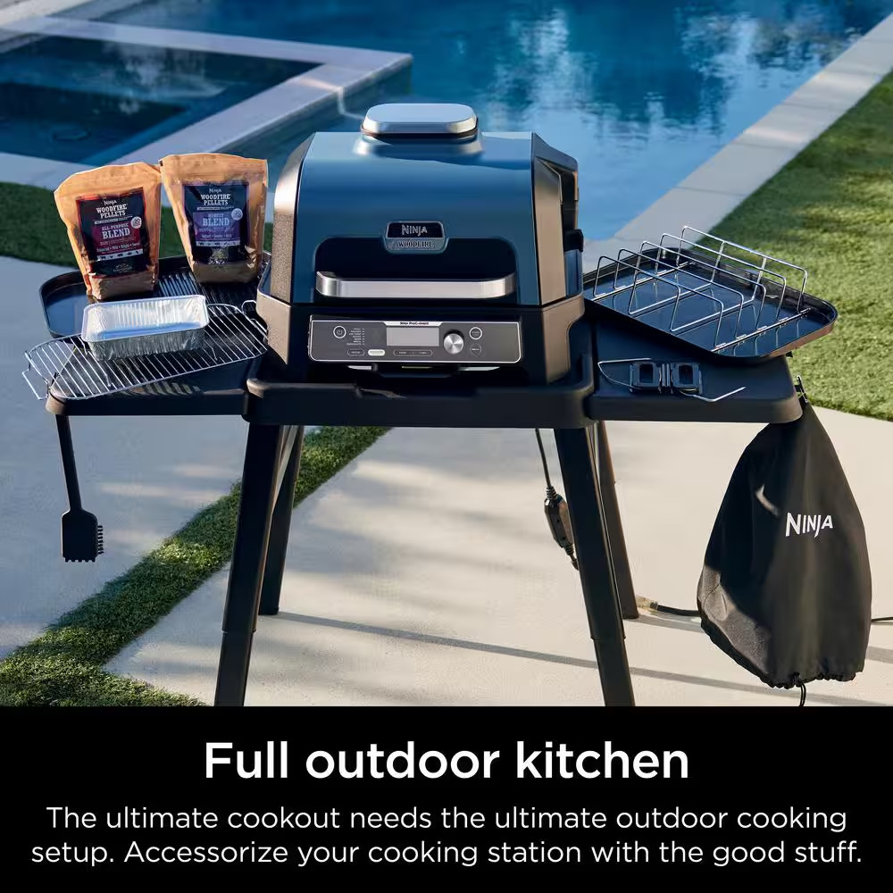 Woodfire Nonstick Ceramic 2-In-1 Grill and Griddle