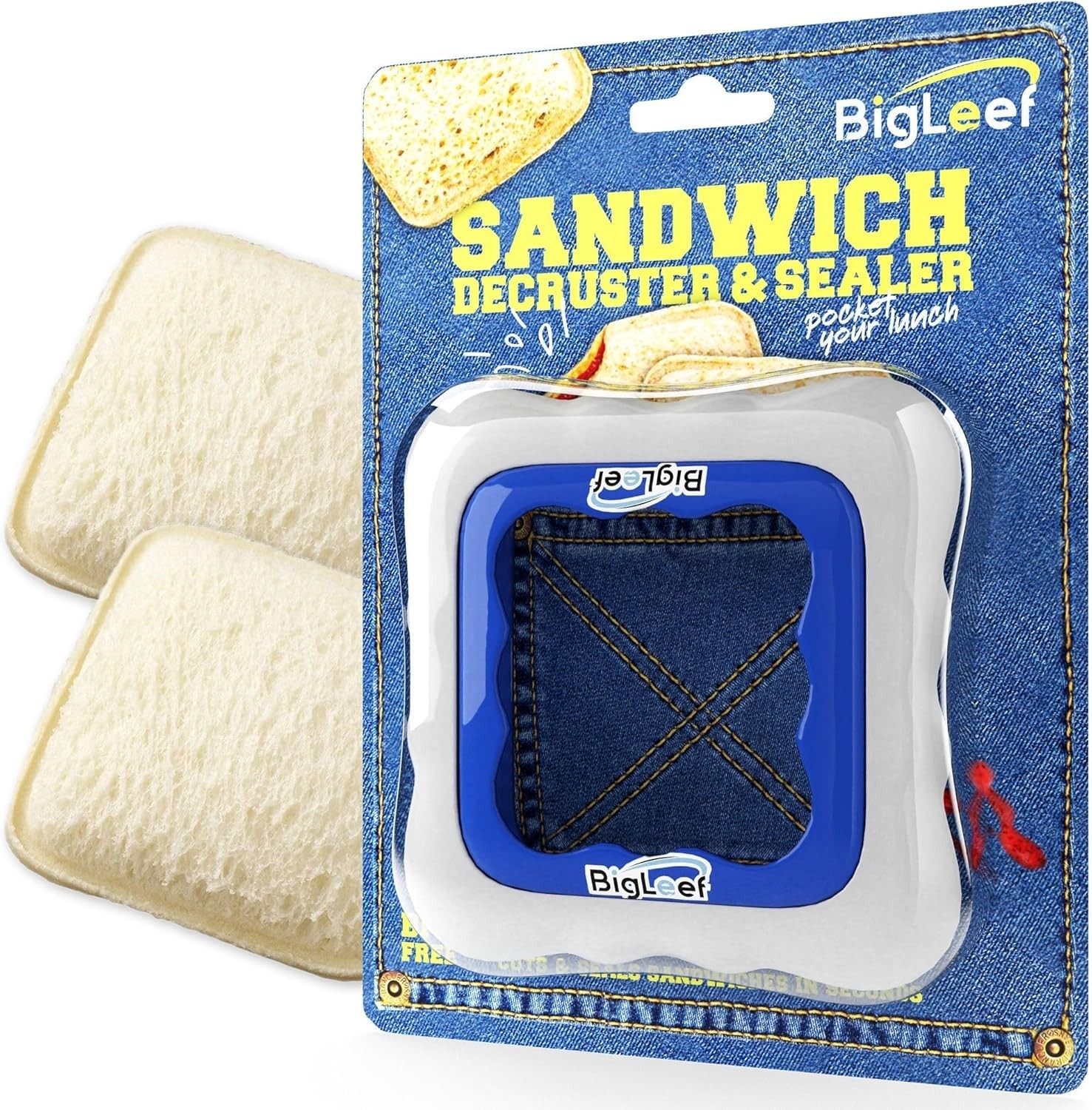 Portable Crustless Sandwich Maker – Ideal for Kids’ Picnics, Dishwasher Safe