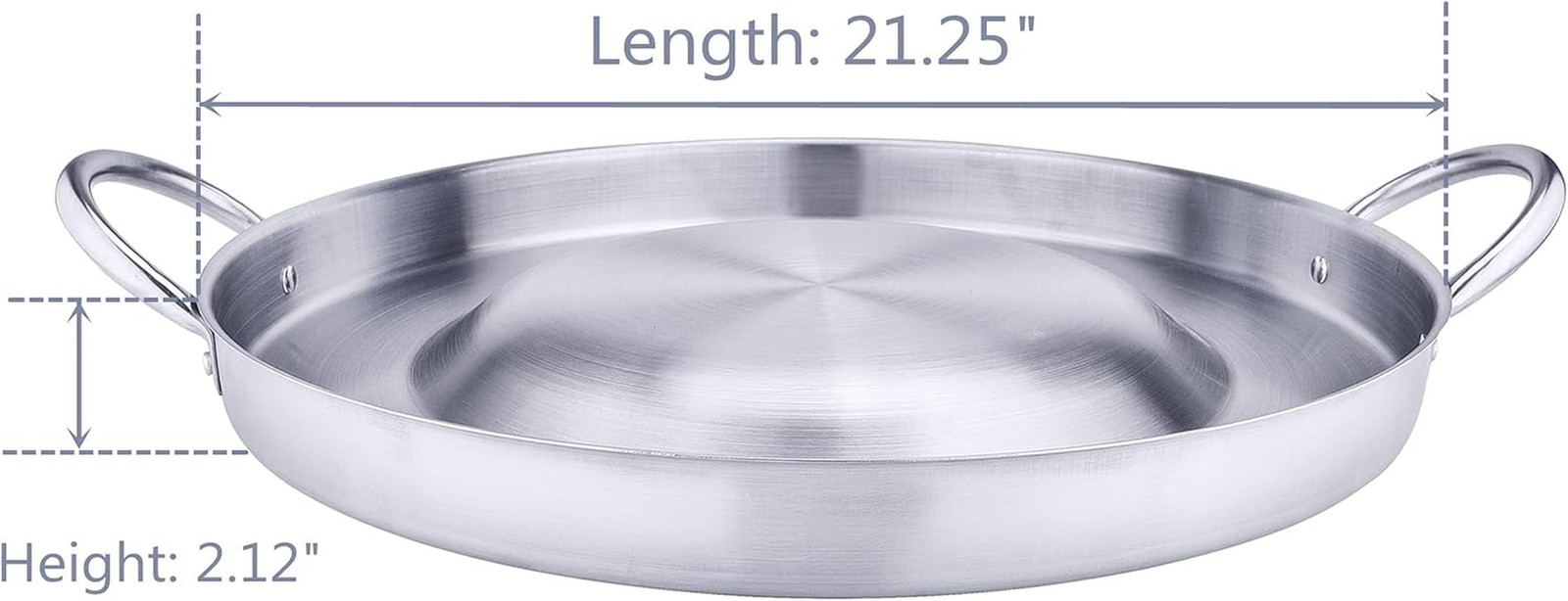 ARC, CM54 NSF Approval 21.25″ Heavy Duty Stainless Steel Convex Comal Cazo Gridd