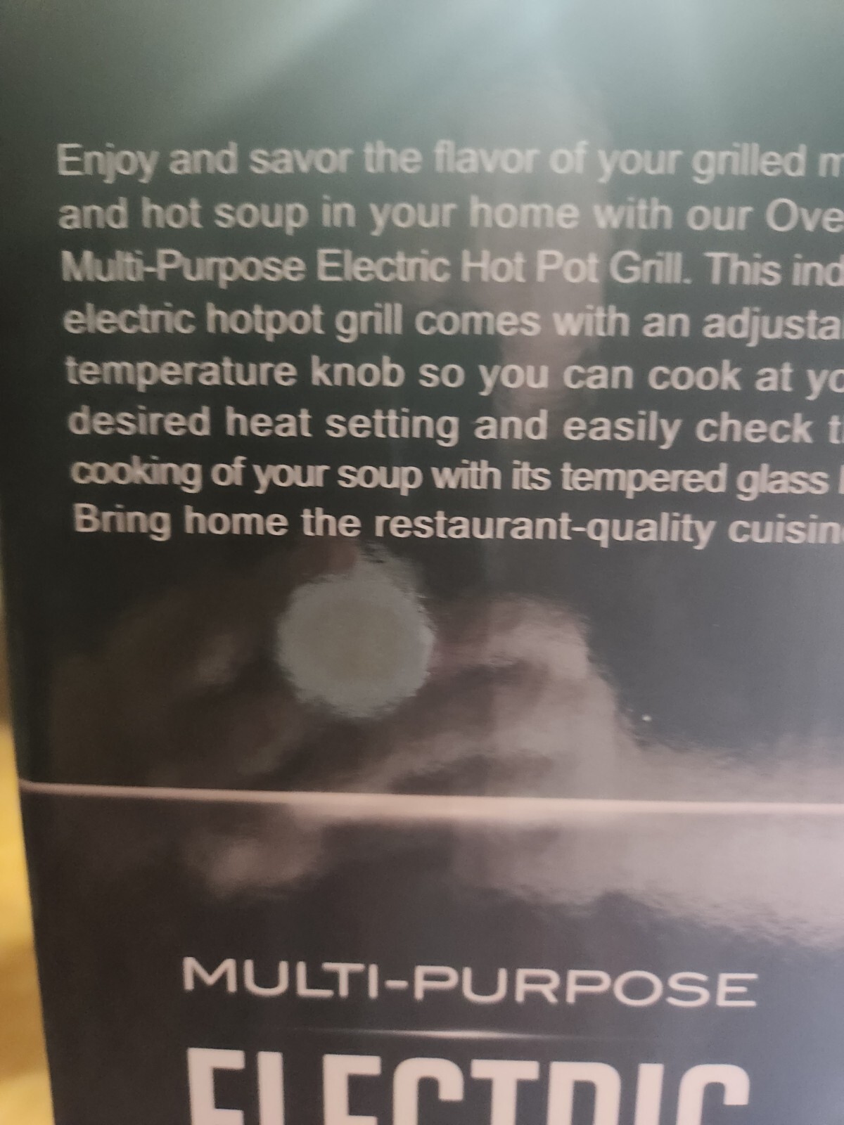 Ovente Electric HotPot Grill 13″ 2-in-1 Combo Multi-Purpose Non-Stick New in box