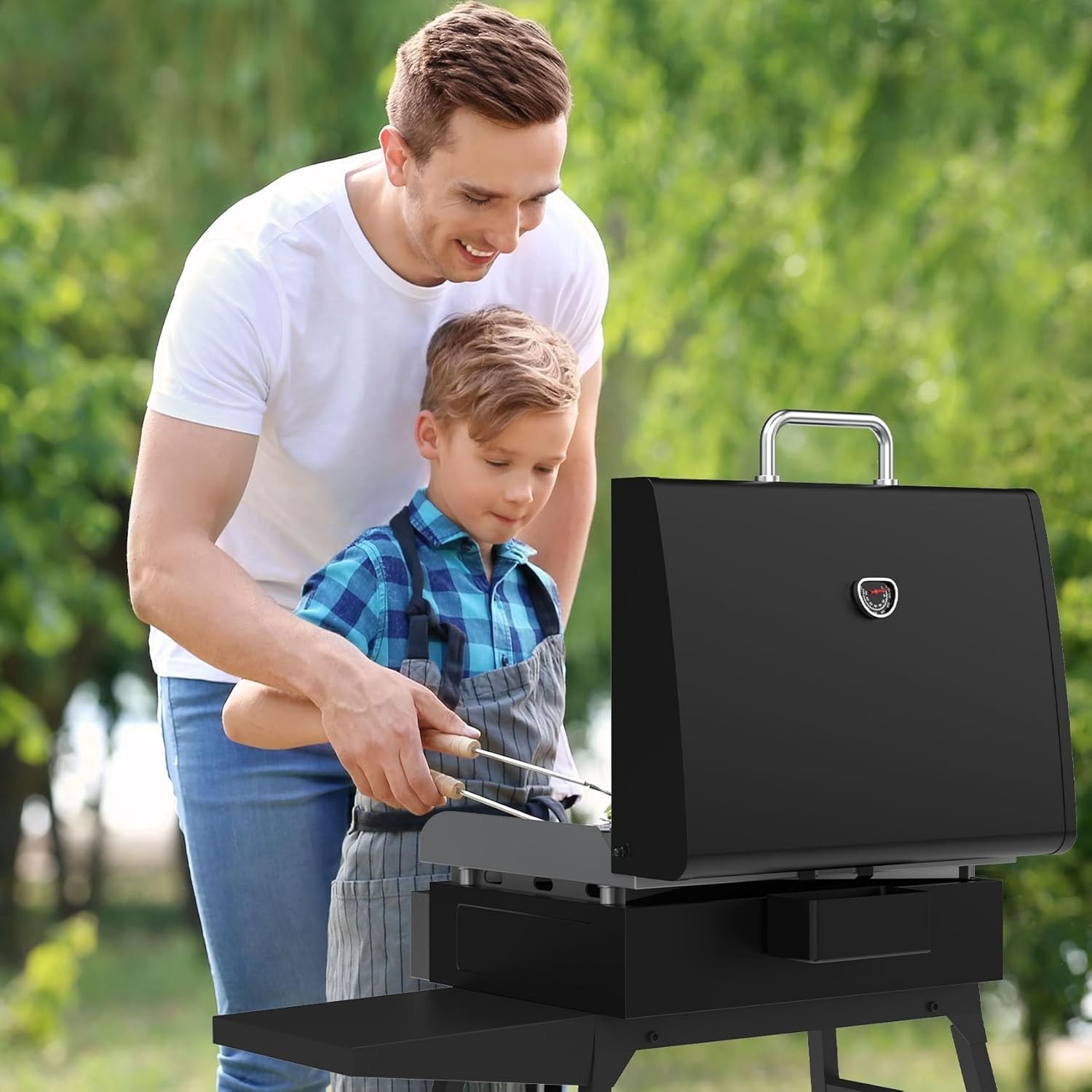 Upgraded Hinged Lid for Blackstone 1666 Griddle | 22-Inch Hard Cover Accessory