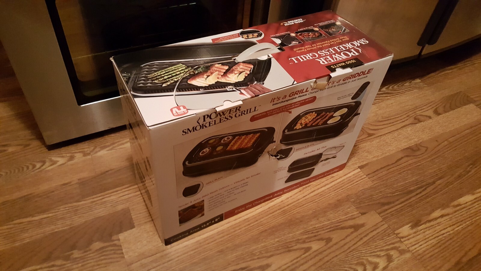 1500 Watt Power Smokeless Indoor Grill, 992815