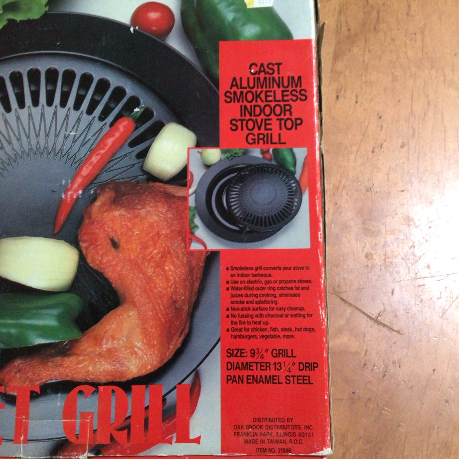 Gourmet Grill – Chefmaster Smokeless Indoor Barbeque Grill VGUC