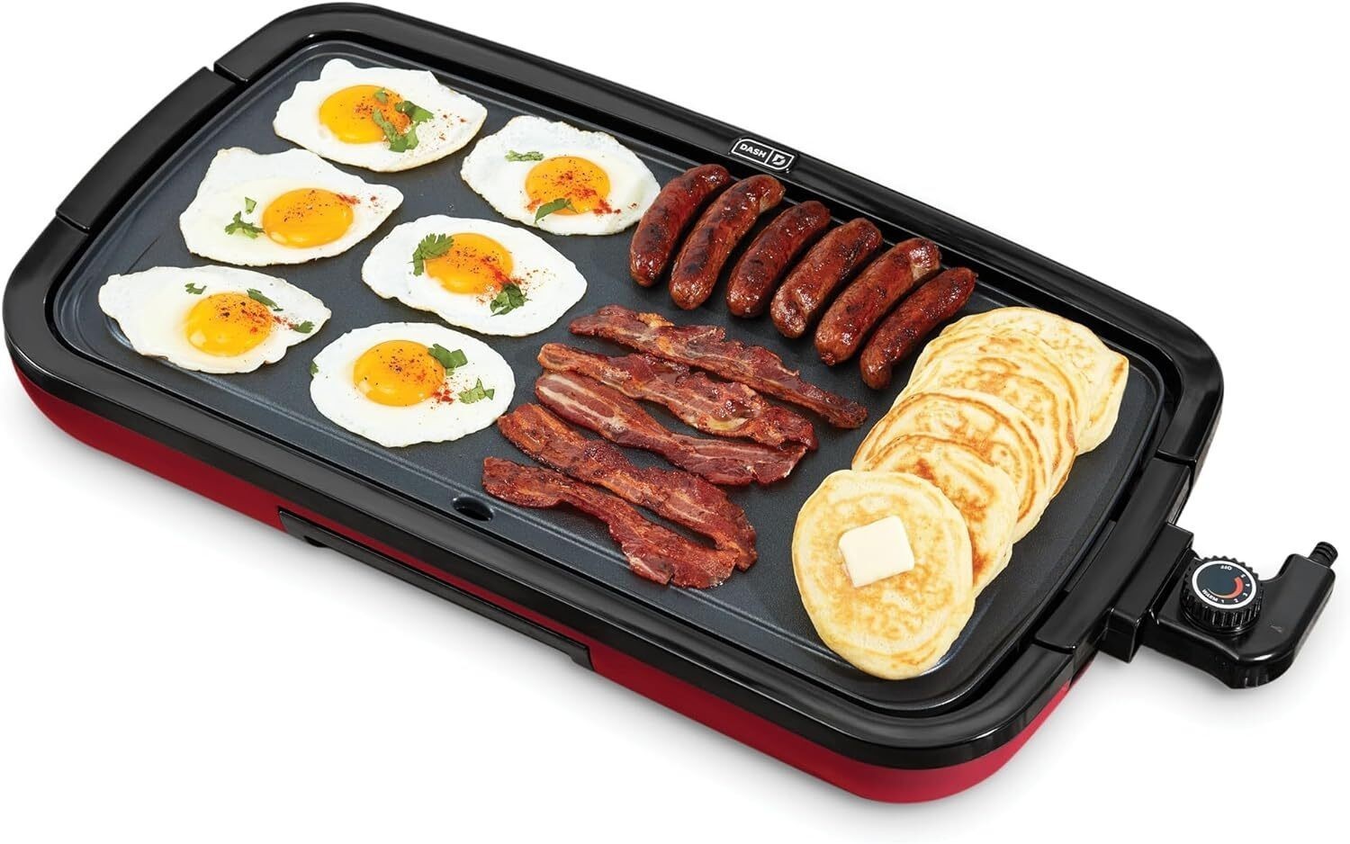 Everyday Electric Griddle Dishwasher Safe Removable Nonstick Cooking Plate 1500W