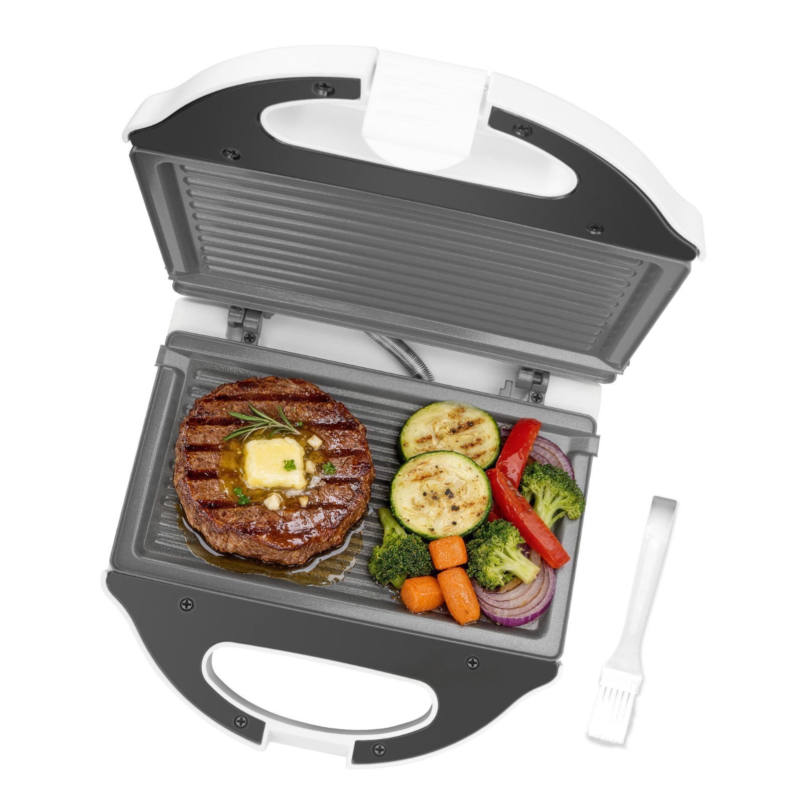 Ceramic Mini Panini Press Grill Sandwich Maker, Mini Sandwich Press, Panini M…