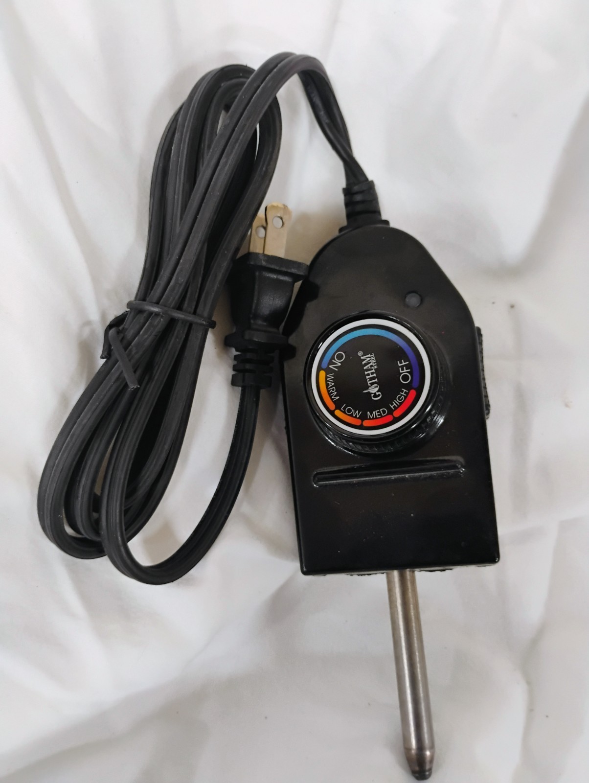 GOTHAM Steel Smokeless Grill Replace Temp Control Power Cord DCT-001A 125VA 13A