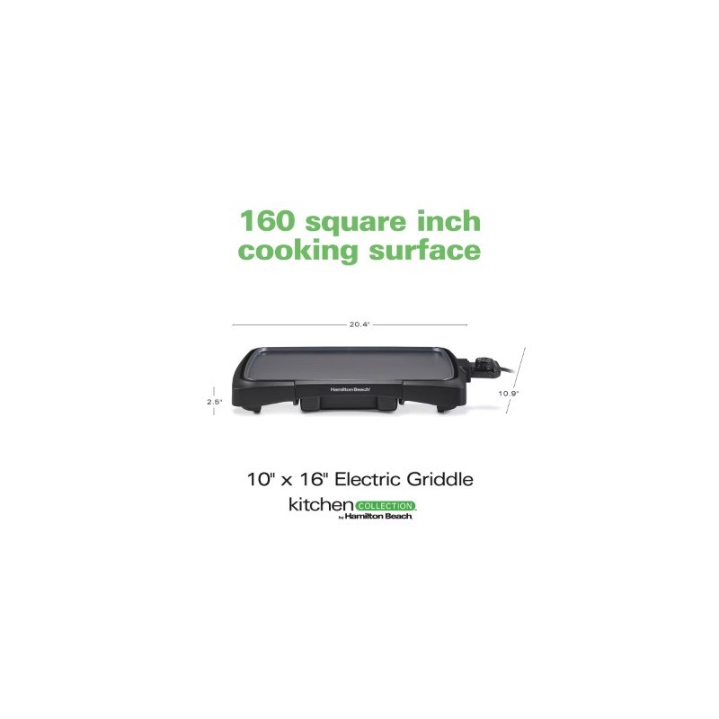 Kitchen Collection By Hamilton Beach Griddle 38523KC