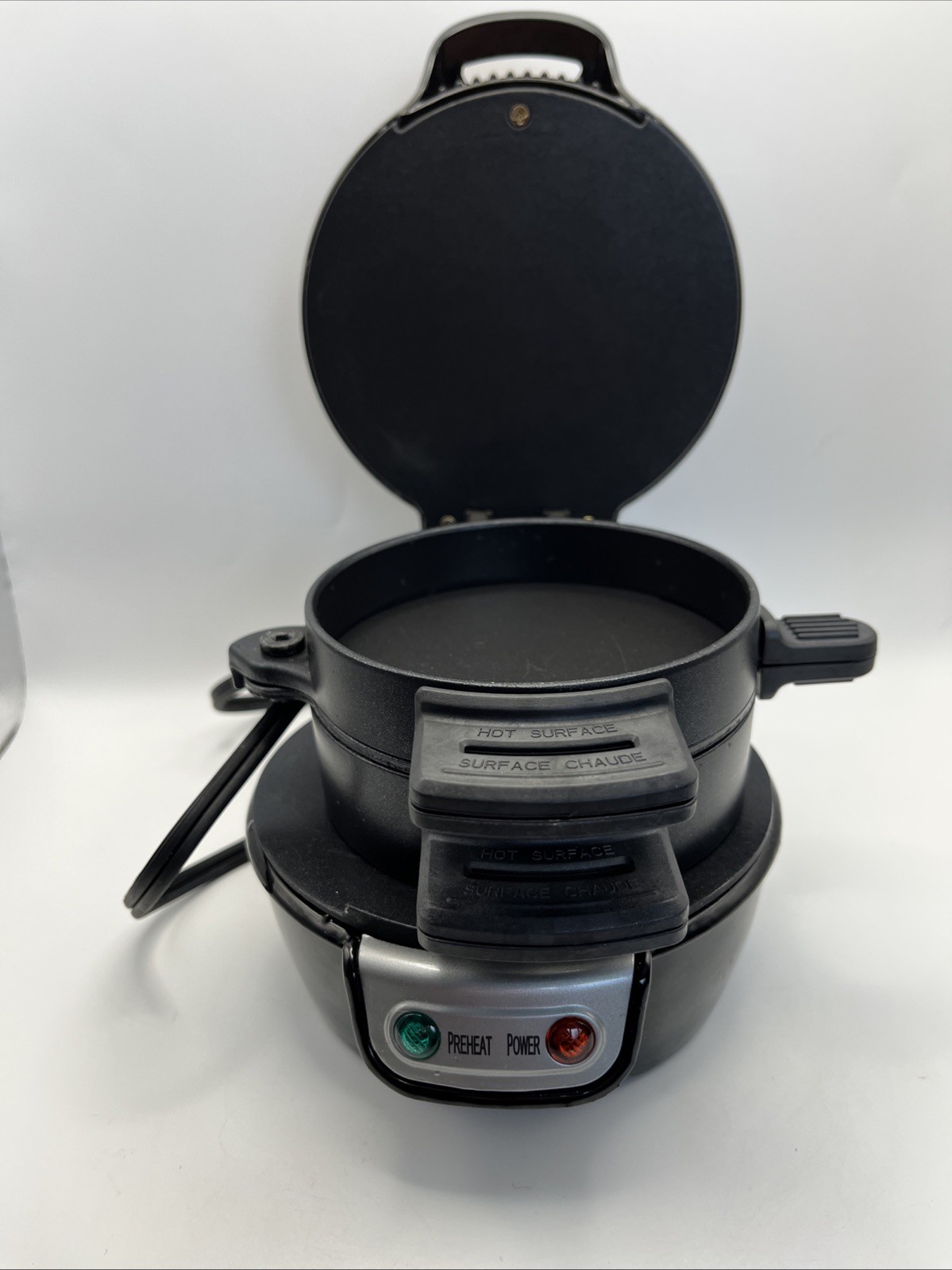 Hamilton Beach 25477 Breakfast Sandwich Maker – Black Egg Bacon English Muffin