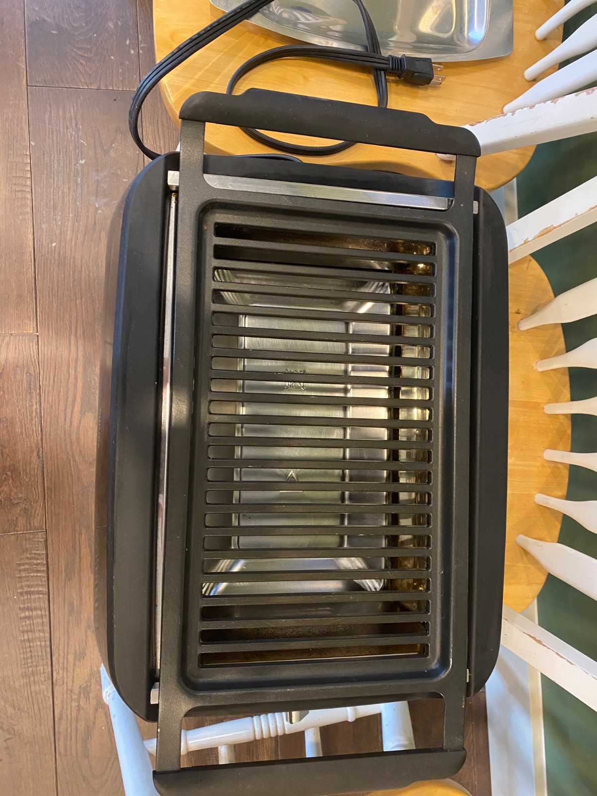Philips HD6372 Avance Collection Indoor Smokeless Infrared Grill – Black/Silver
