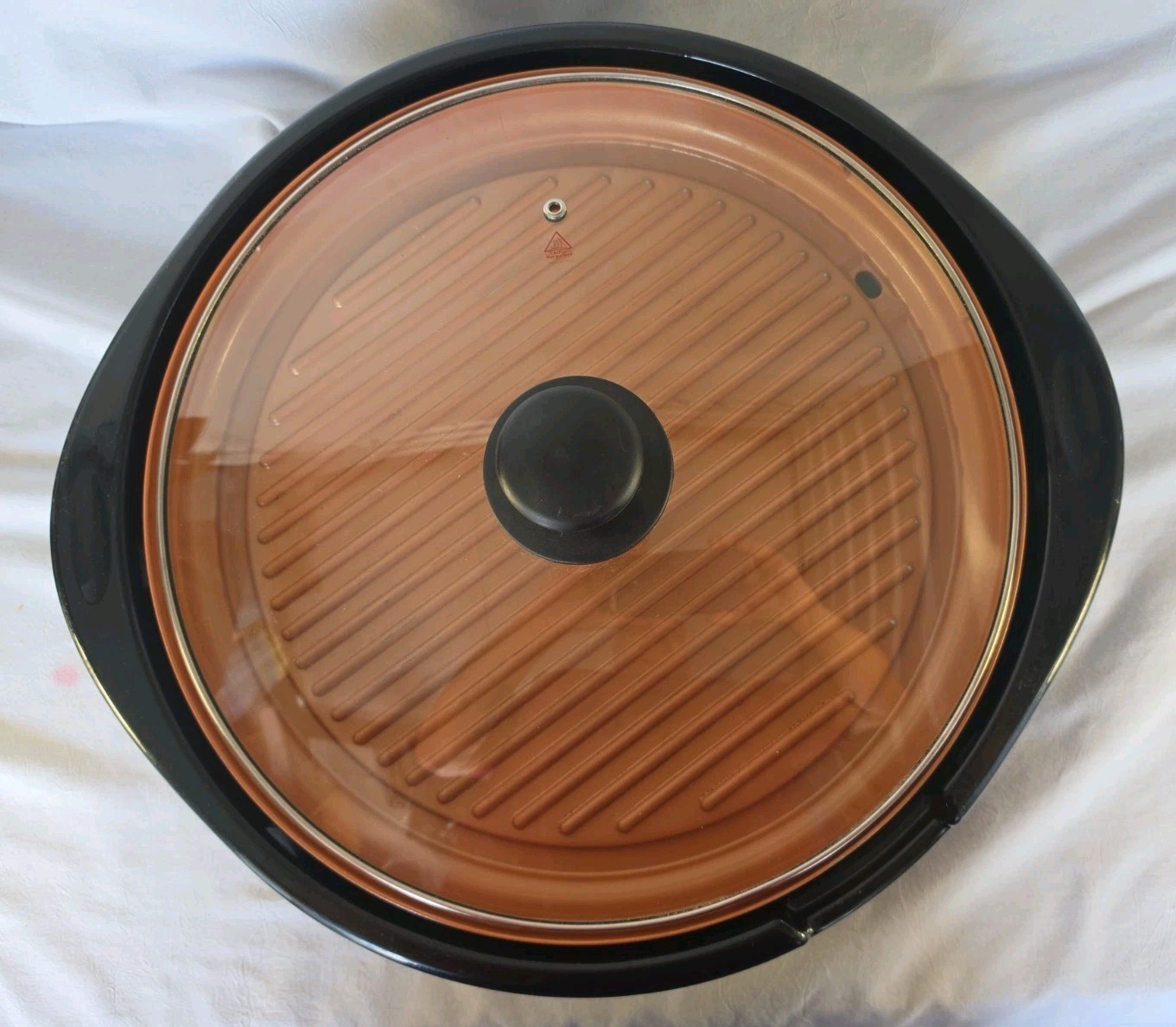 Ambiano 14″ Indoor Electric Grill 1500W Black Non-Stick Dishwasher Safe *No Cord