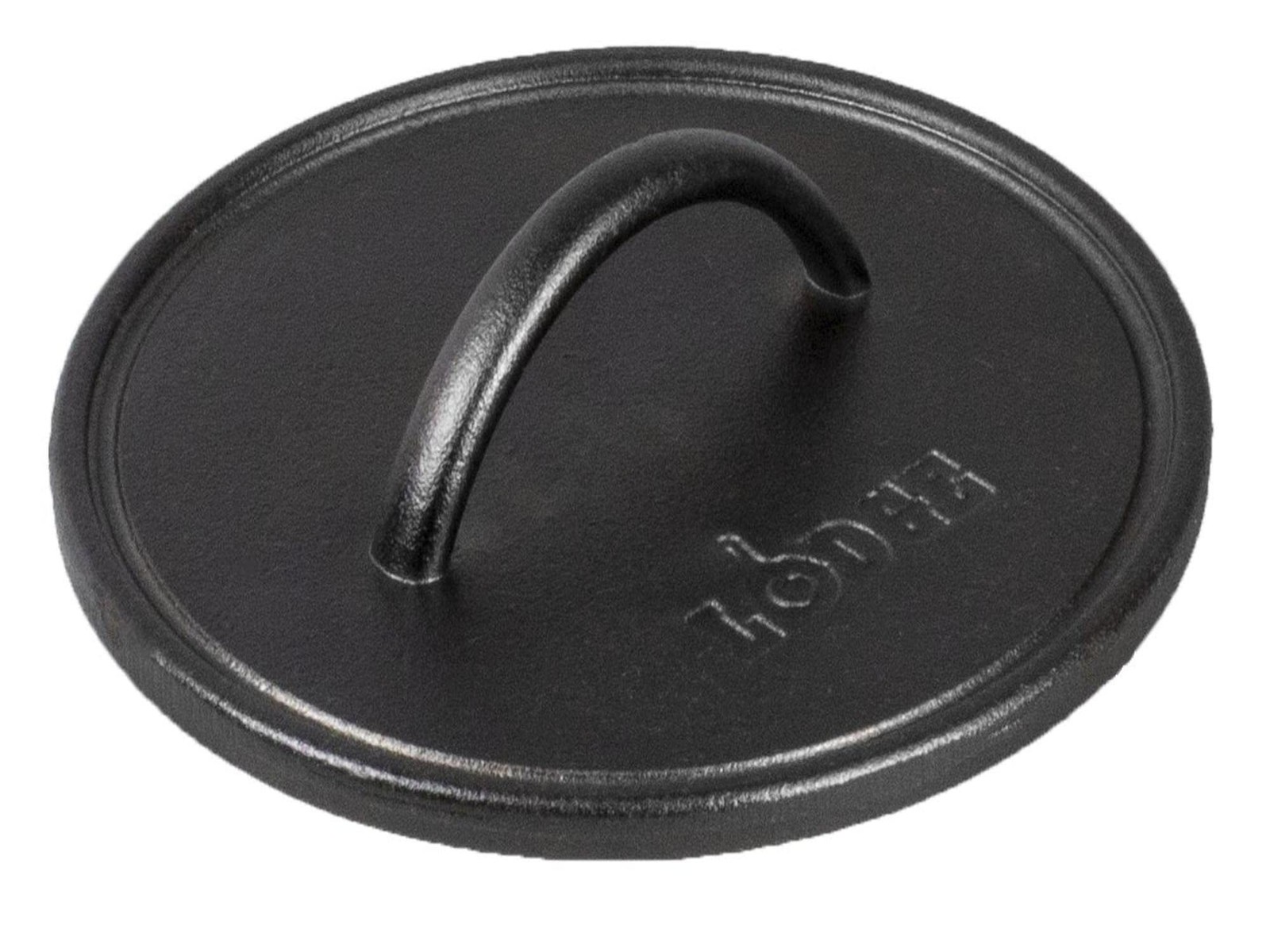 Lodge Pre-Seasoned Round Cast Iron Press – Griddle 8 inch, Black