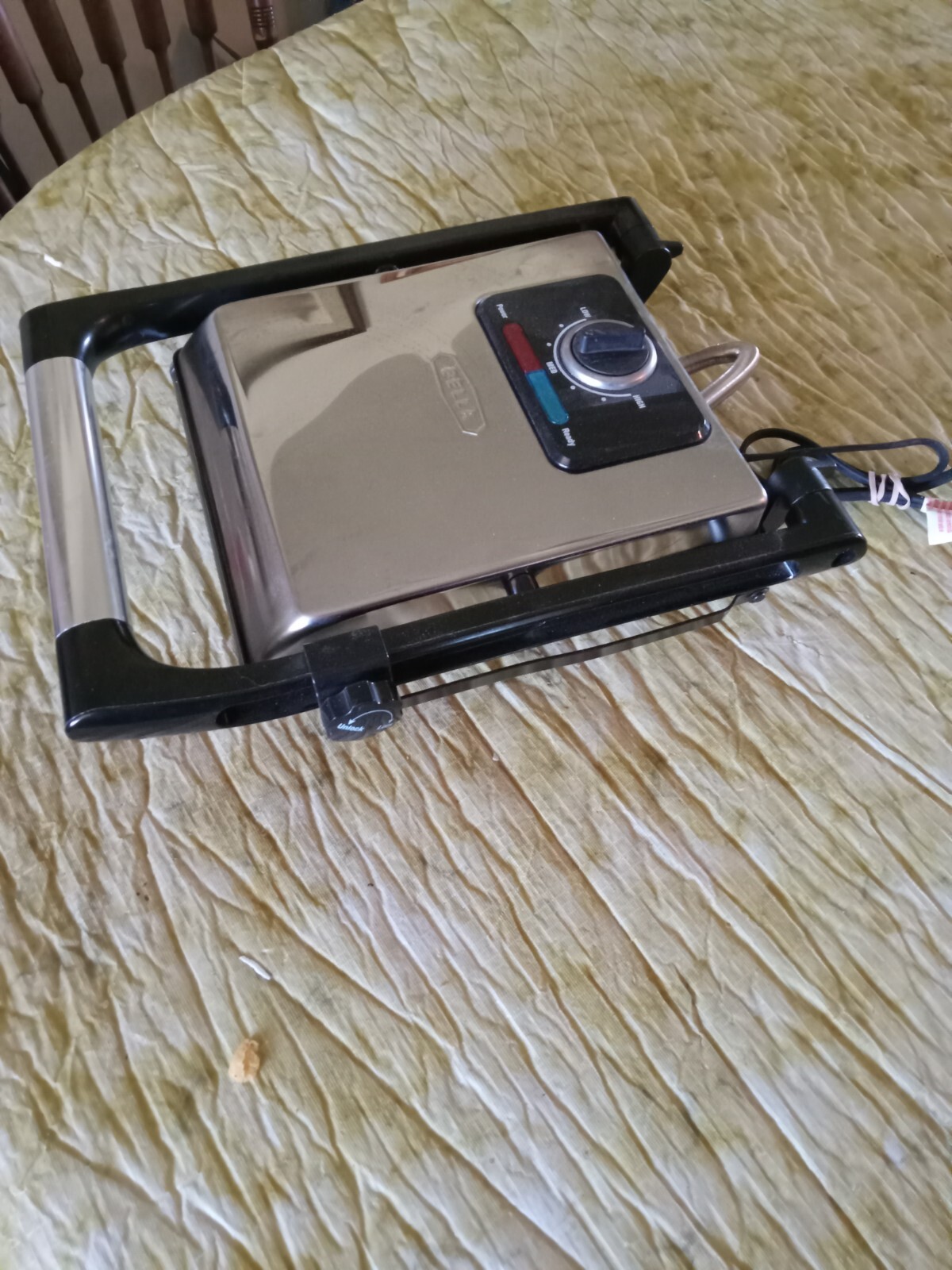 BELLA Panini Maker GH-815, 1400W, Large 8 x 9in Cooking Surface