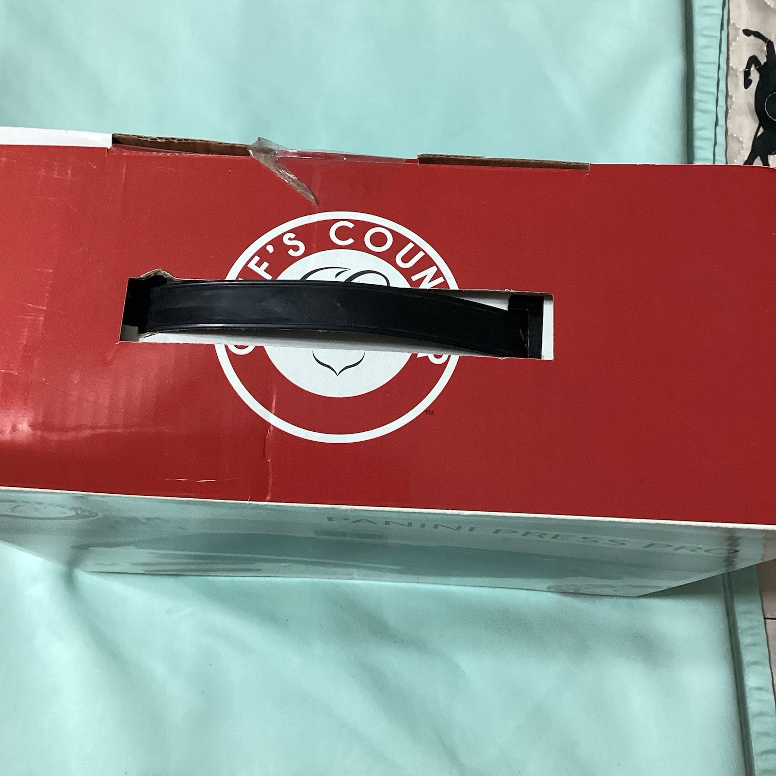 Panini Press Pro Chef’s Counter Non-Stick Floating Hinge Cool Touch Handle NIB
