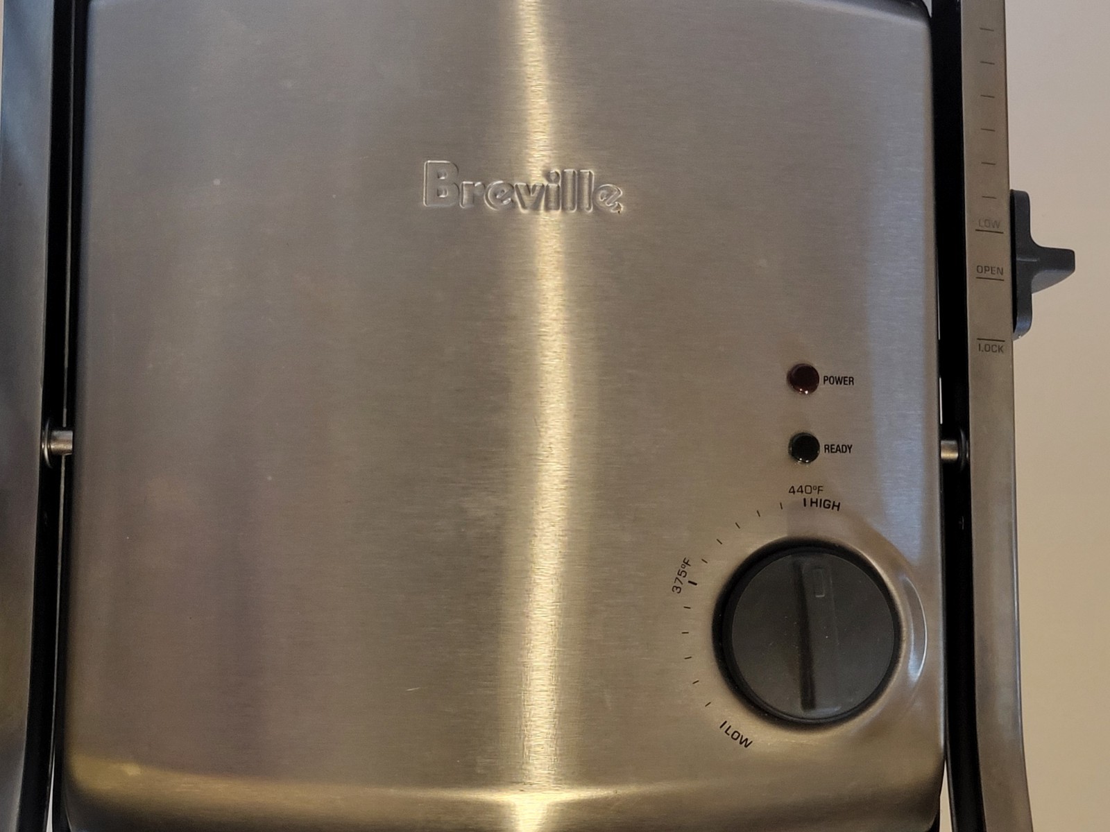 Breville Panini Press Sandwich Grill 1500W Stainless Nonstick TG425XL Works