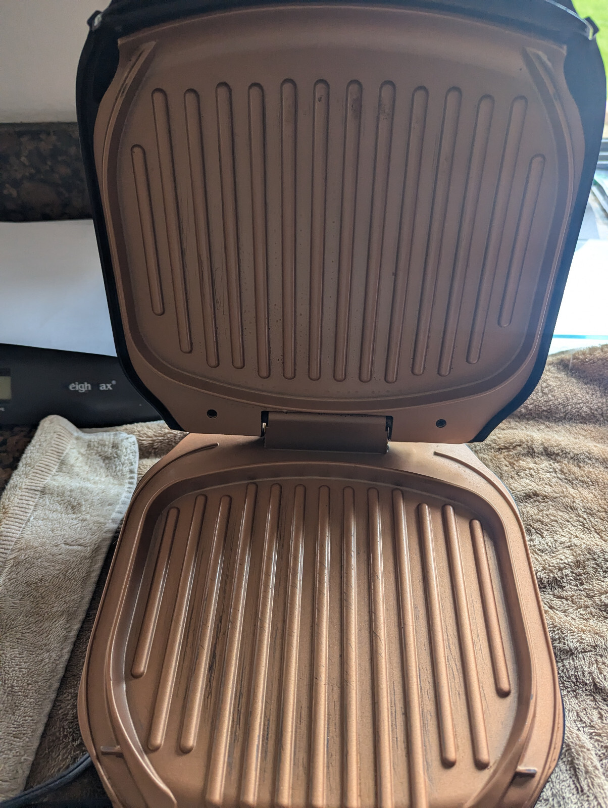GOTHAM STEEL ELECTRIC SANDWICH GRILL GSG-001 copper plates electric cookware