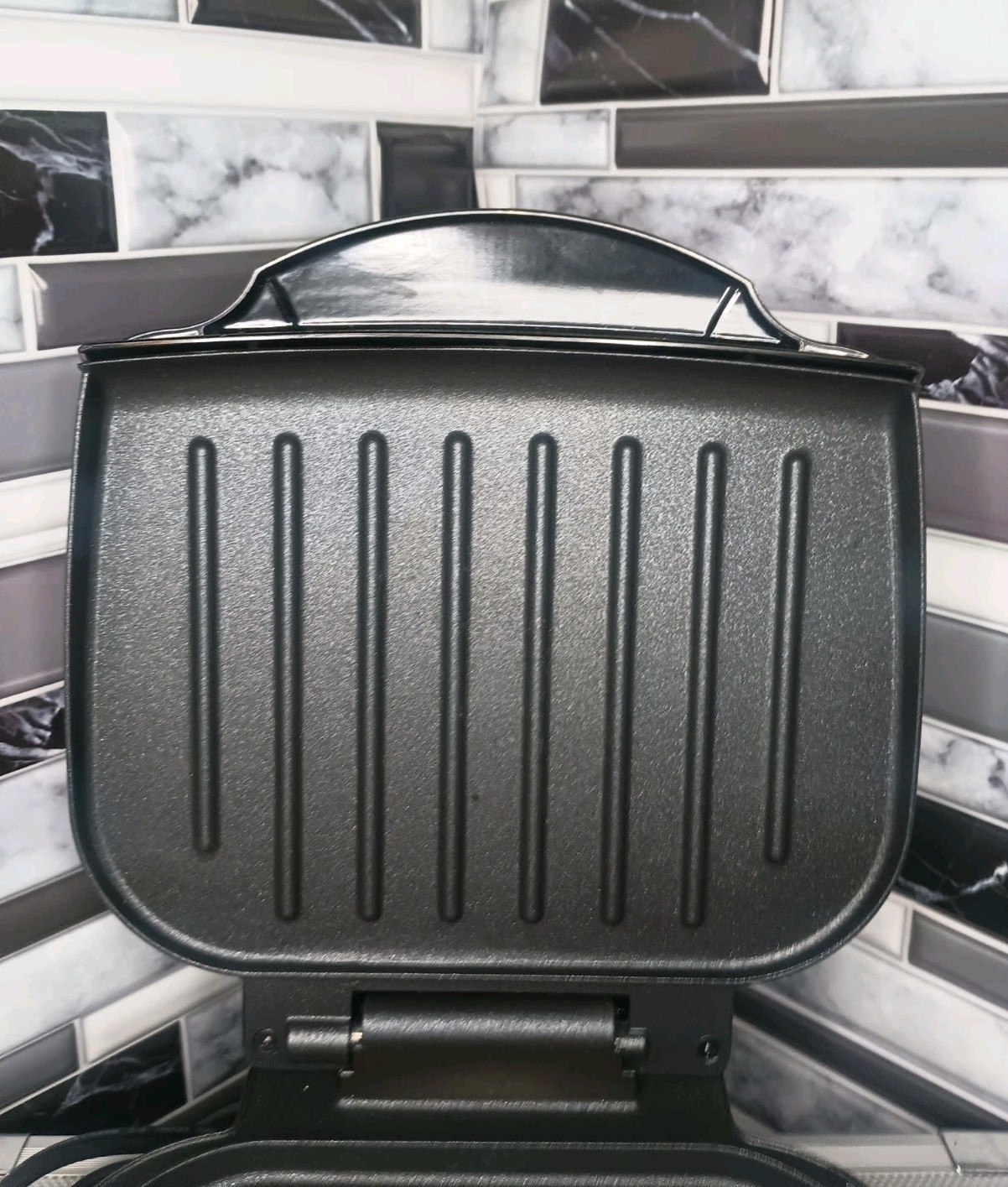 George Foreman GR0036B Grill Electric Indoor Non- Stick Grill Tested Working