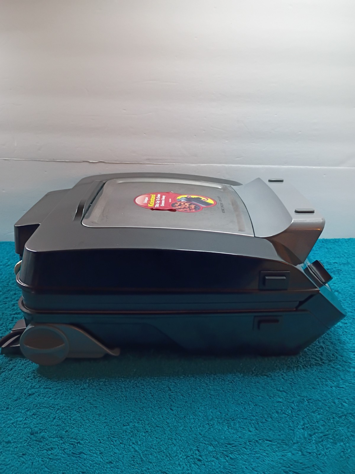 Hamilton Beach Indoor Electric Grill Combo/Bacon Cooker Nonstick Griddle W/ Tray