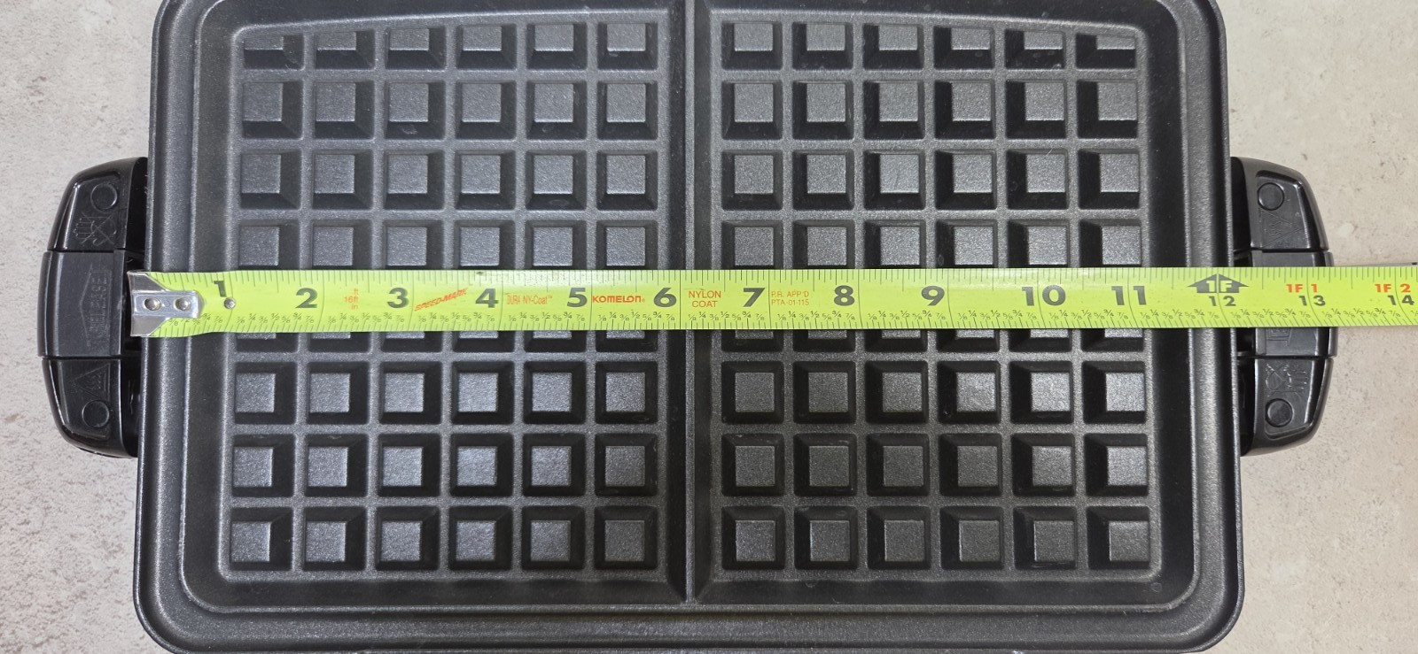 George Foreman EVOLVE Grill Non-Stick Waffle Set TSK-2610 #1#3 Lower & Upper OEM