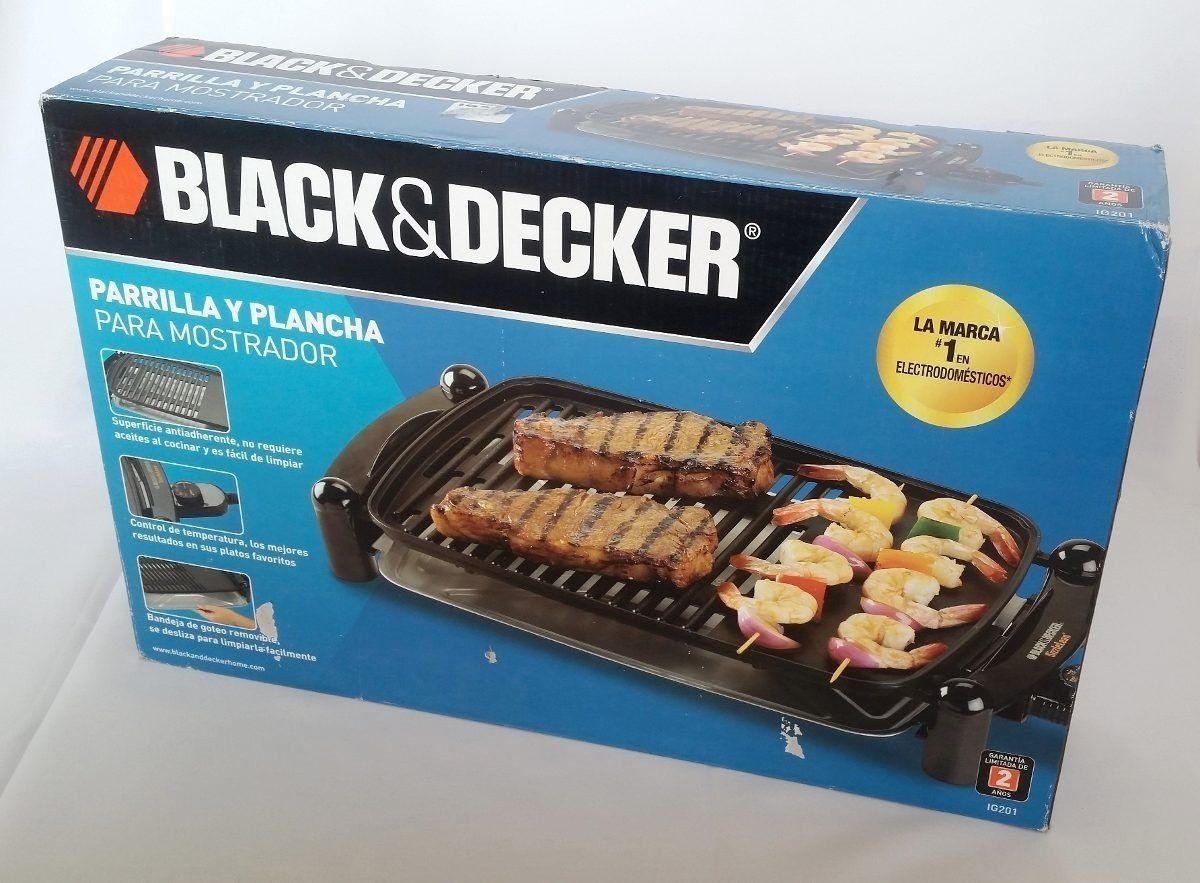 Black And Decker 220V Electric Indoor Grill Griddle – 220 Volt – IG201
