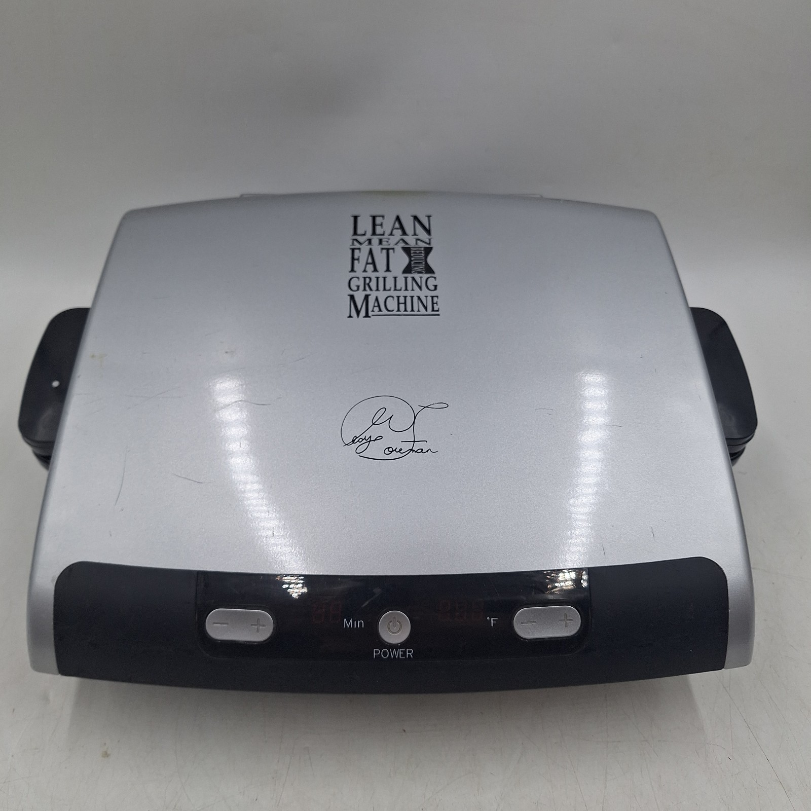 George Foreman GRP99 Electric Grill Silver Non-Stick NO DRIP TRAY