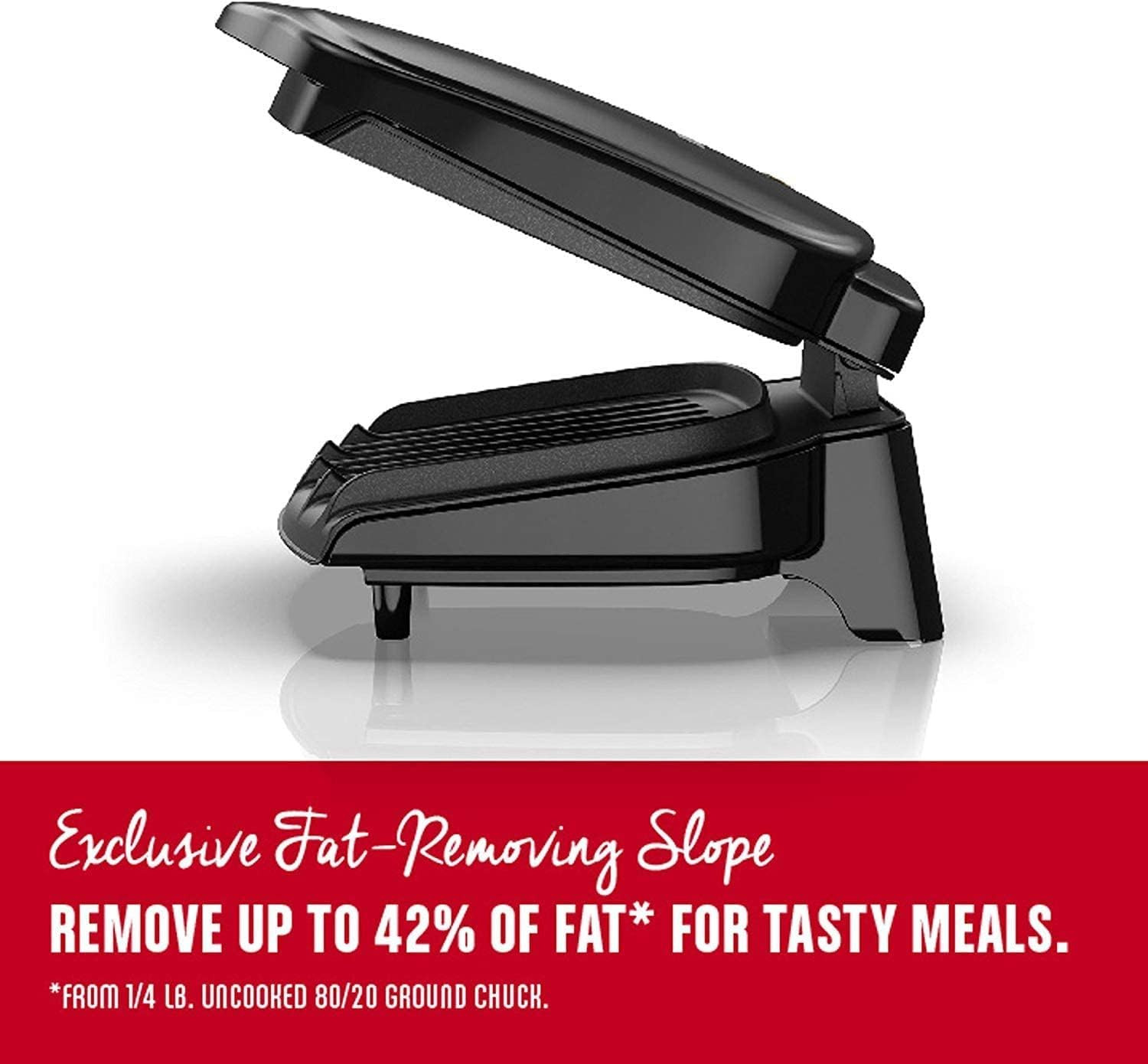 GR10B 2-Serving Mini Grill & Panini Press, Compact 7.3” X 5.6” Cooking Surface,1