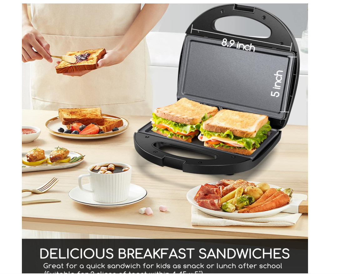 Sandwichera Sandwichera Tostadora De Pan Sandwichera Eléctrica Sandwicheras NEW
